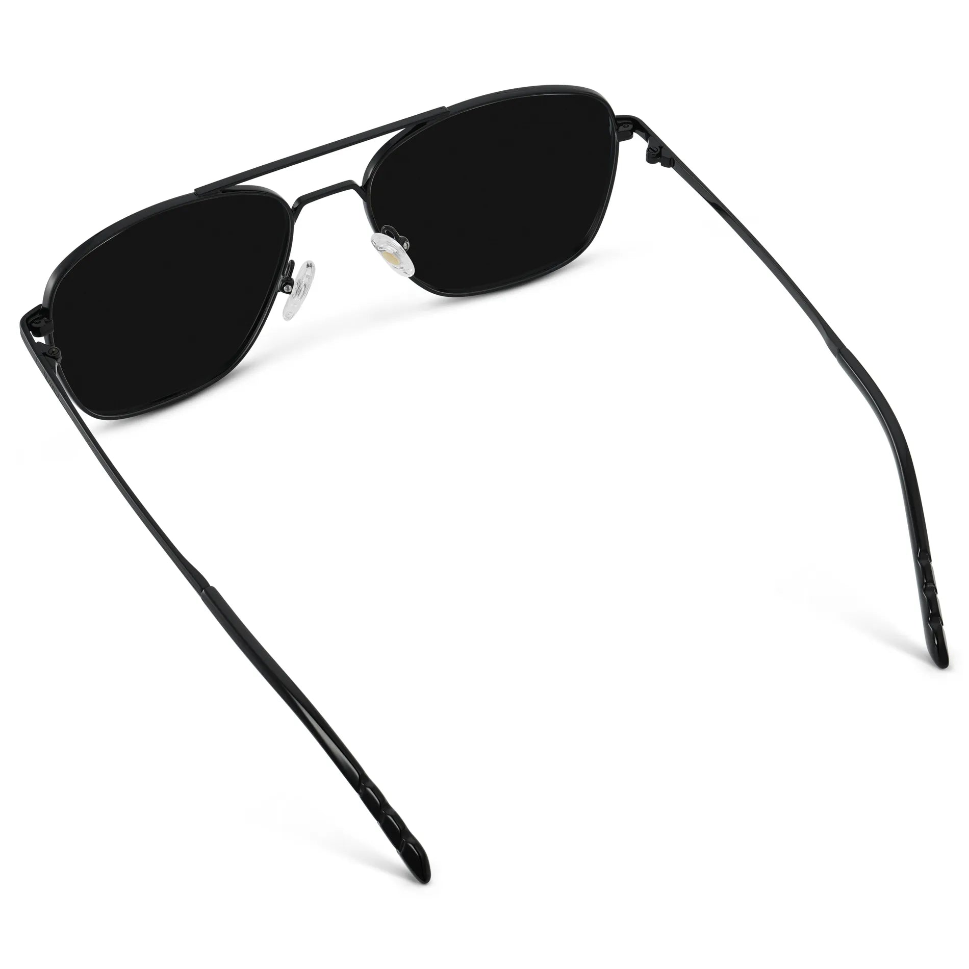 FOX Double Bridge Aviator Sunglasses - Triple Black l WMP Eyewear