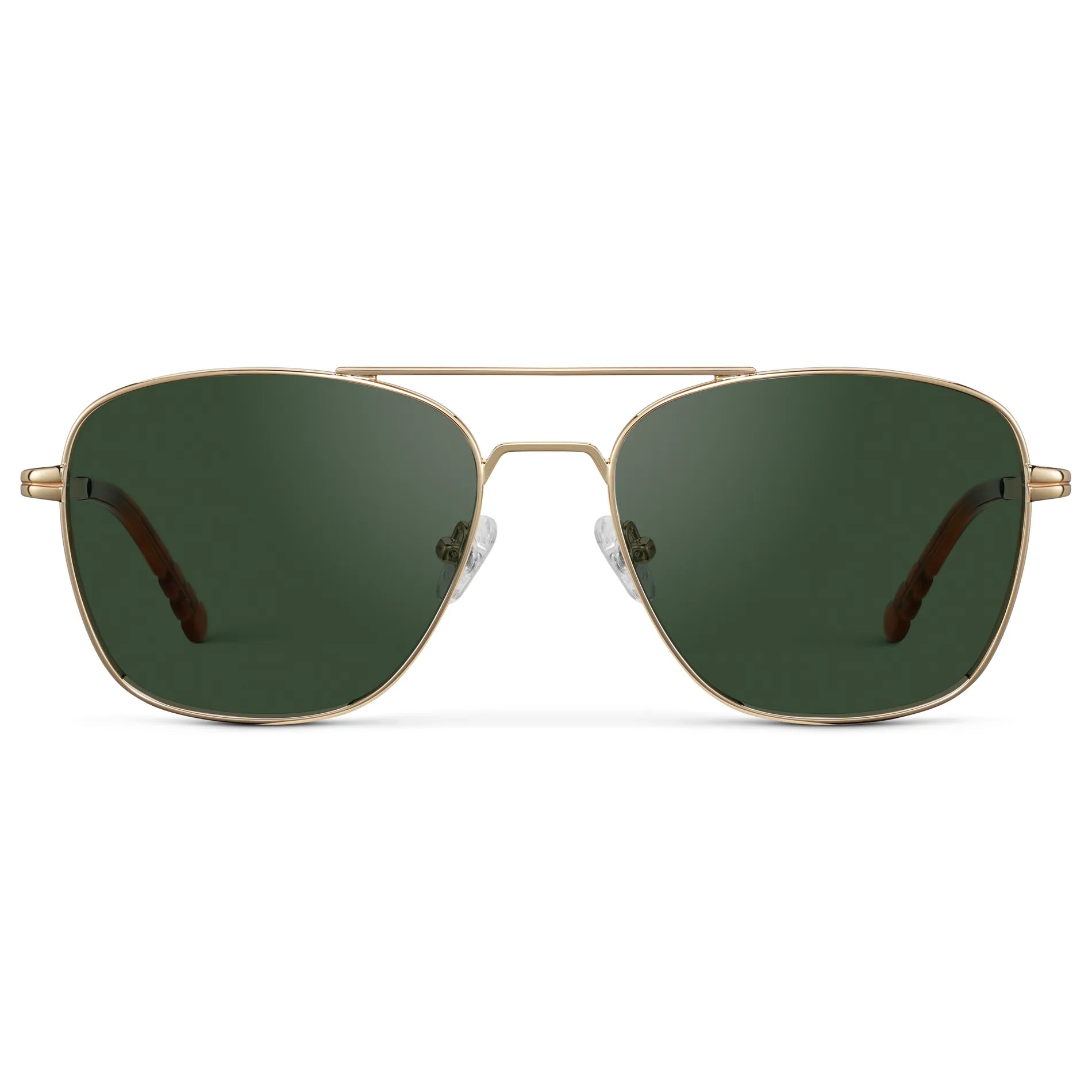 FOX Double Bridge Aviator Sunglasses - Gold l WMP Eyewear