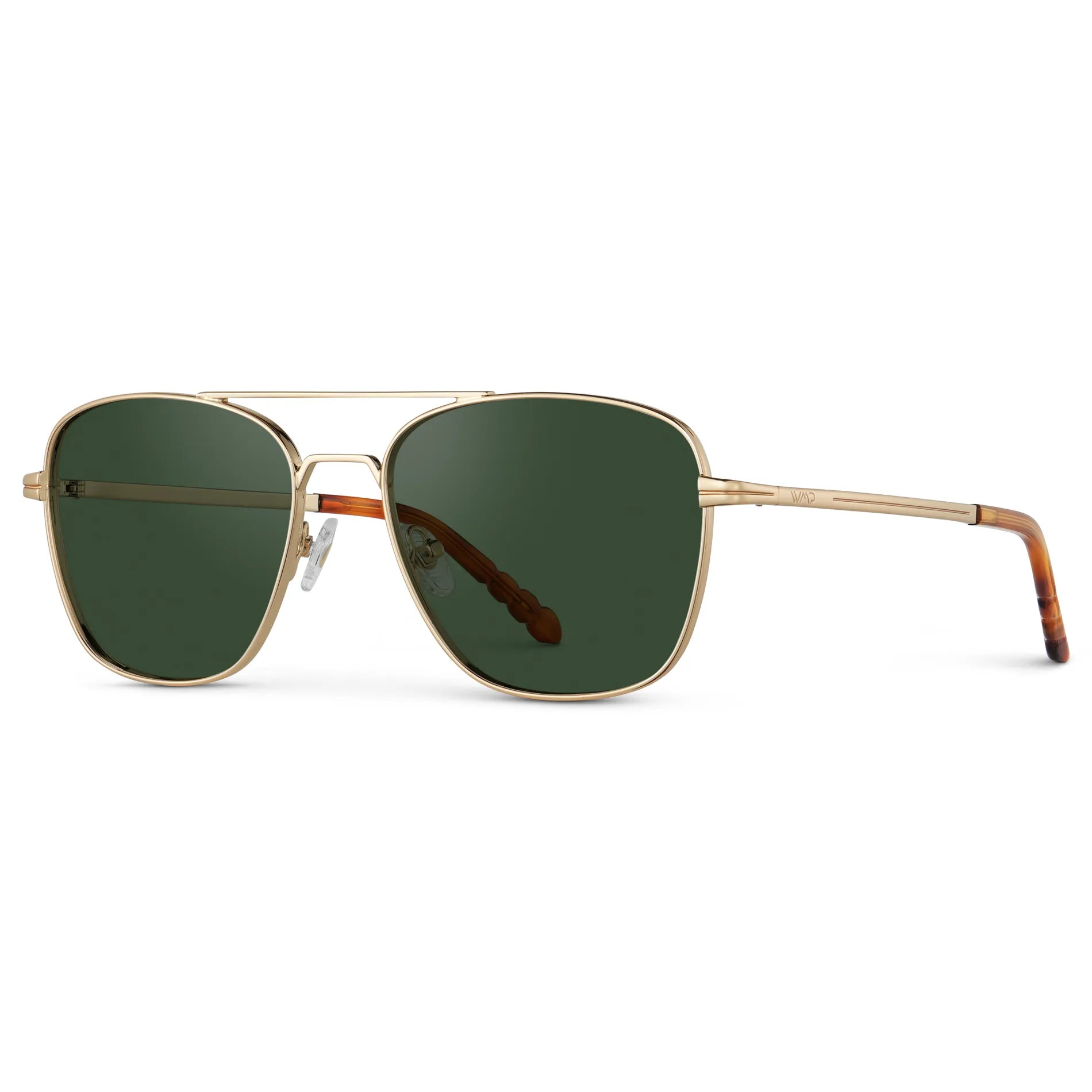 FOX Double Bridge Aviator Sunglasses - Gold l WMP Eyewear