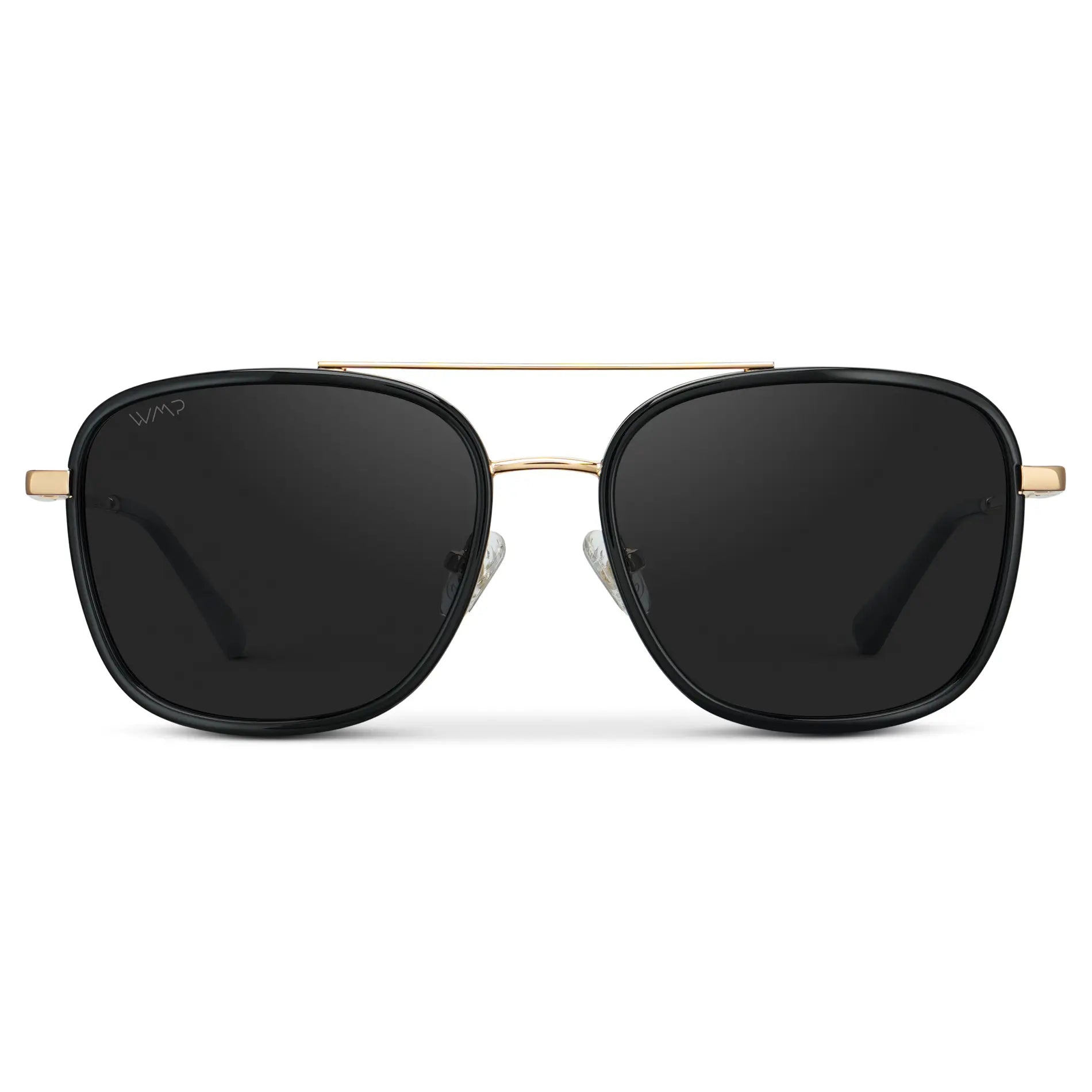 GIA Women's Square Oversized Aviator Sunglasses in Black l WMP Eyewear