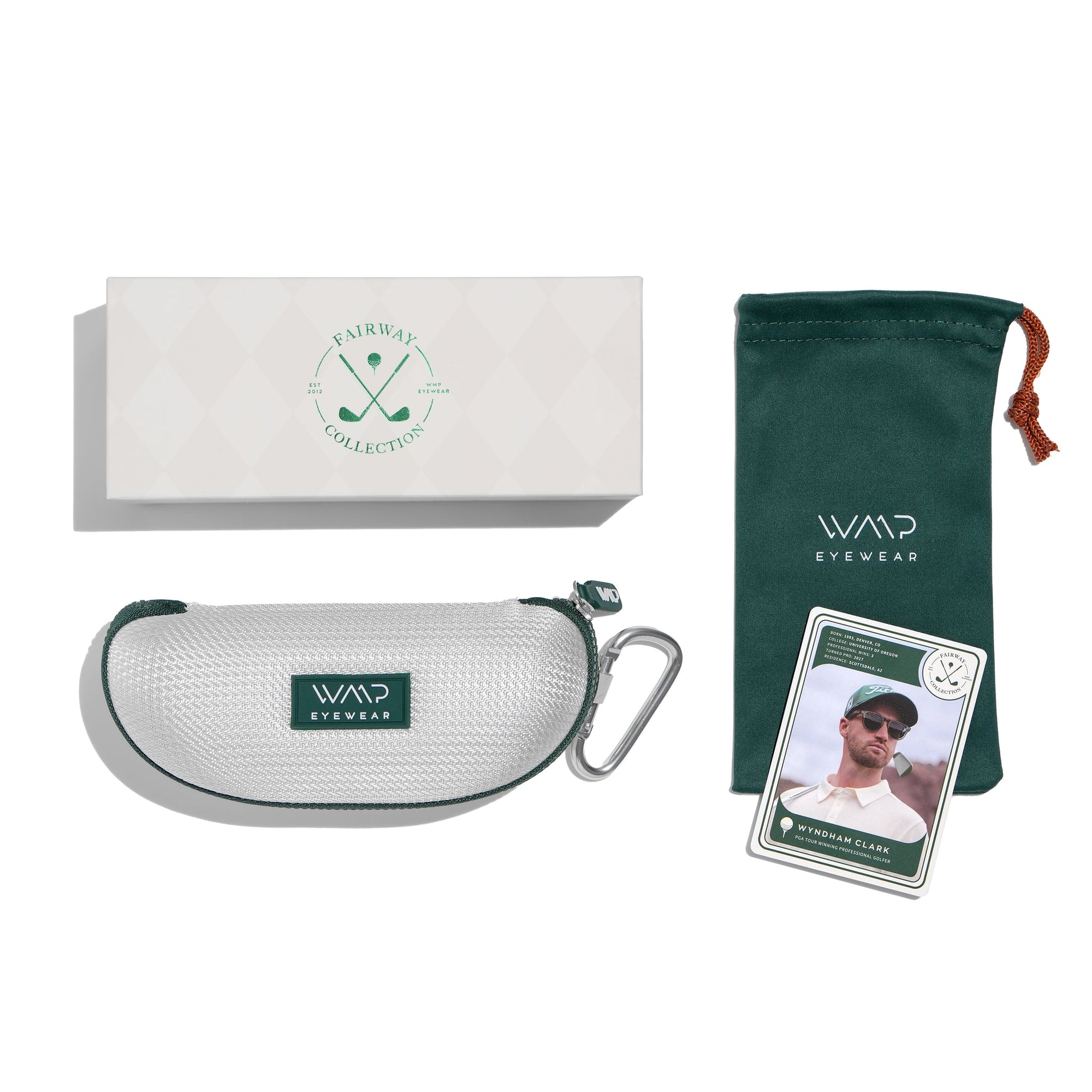 WYNDHAM Men's Golf Special Edition Sunglasses in Crystal Agave by WMP Eyewear - PUNCH Watch & Eyewear - WMP Eyewear