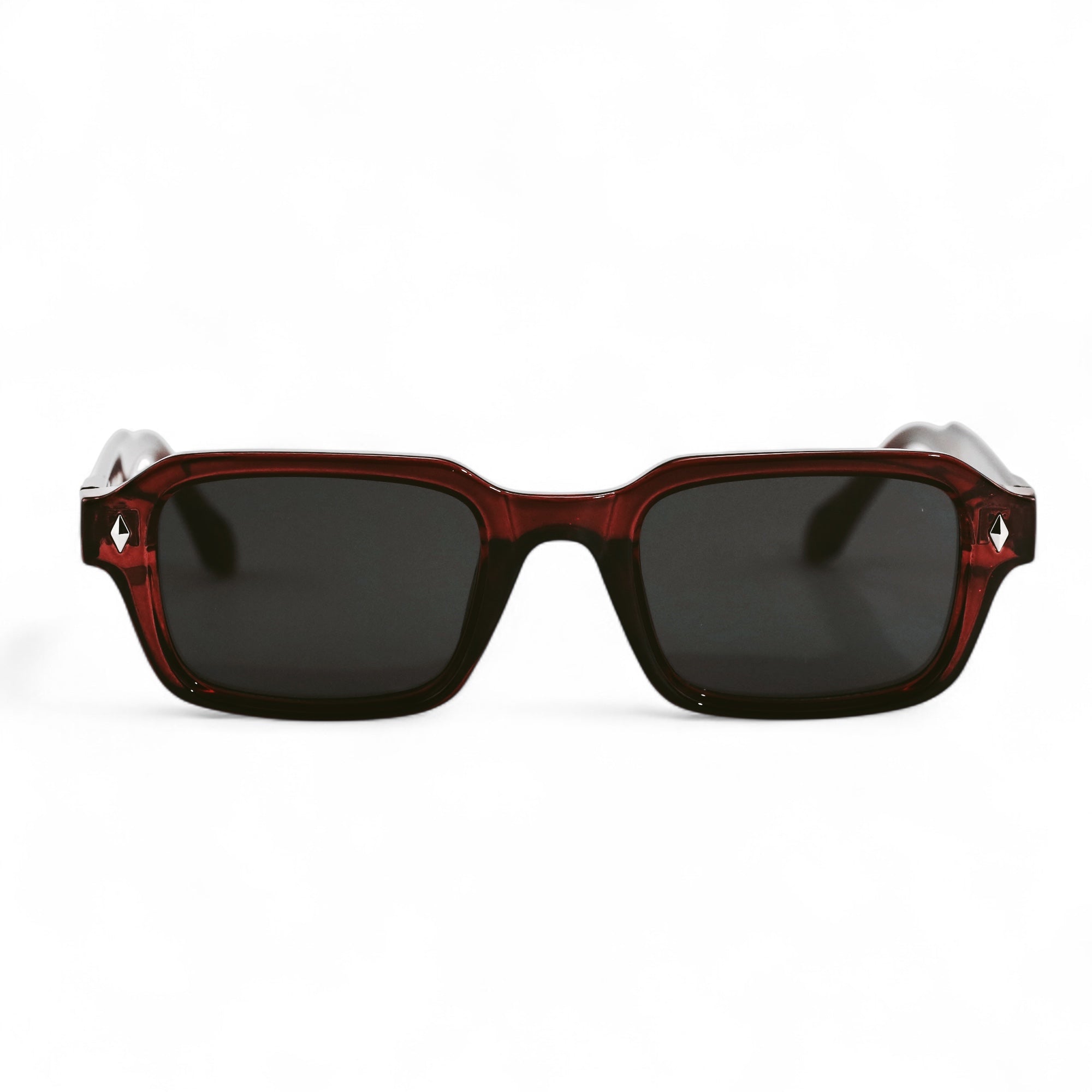 HAV Essentials Rectangular Sunglasses, Unisex, Brown, Black Lens by TrueVivid - PUNCH Watch & Eyewear 