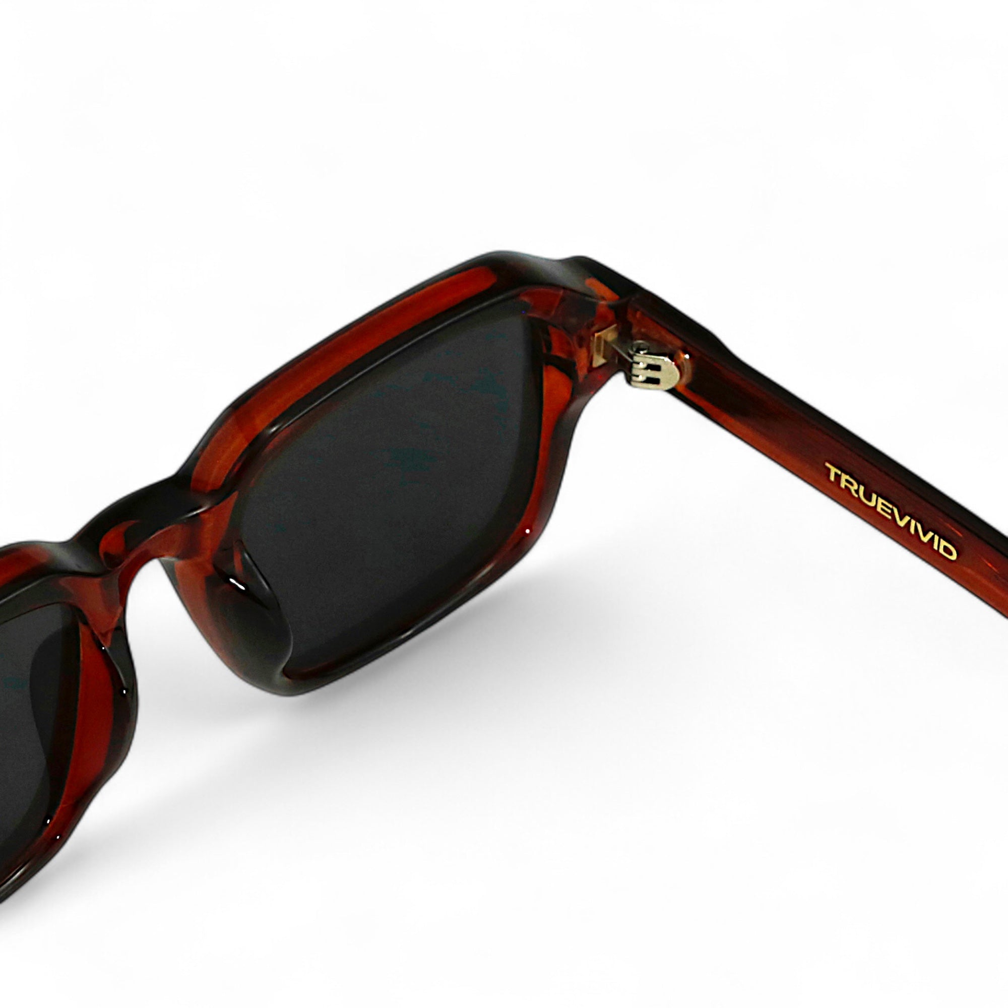 HAV Essentials Rectangular Sunglasses, Unisex, Oxblood, Black Lens by TrueVivid - PUNCH Watch & Eyewear - TRUEVIVID