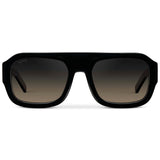 HARLEE Women's Oversized Rectangular Aviator in Black by WMP Eyewear