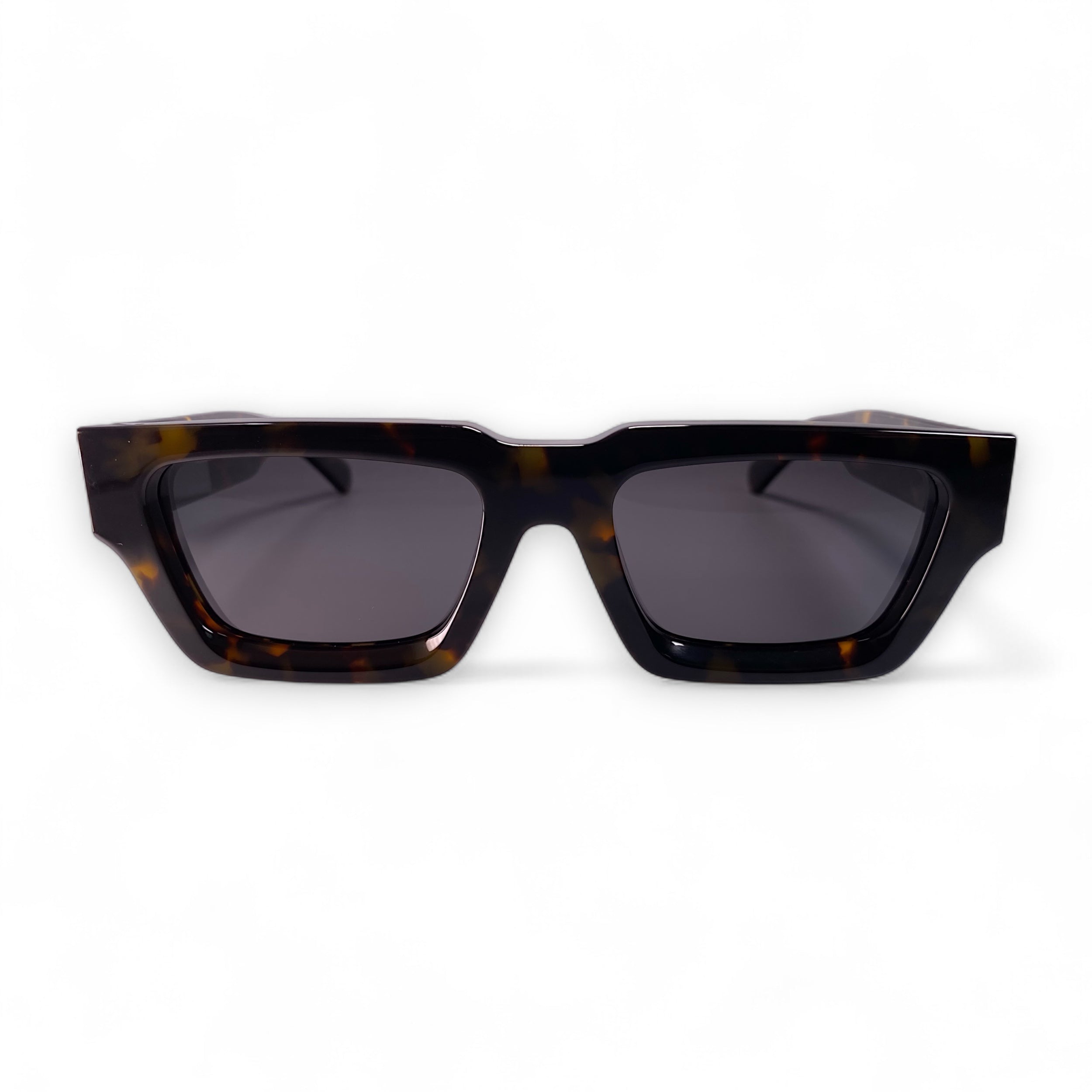 KLINT Bold Geometric Sunglasses, Dark Tortoise by TrueVivid Eyewear - PUNCH Watch & Eyewear 