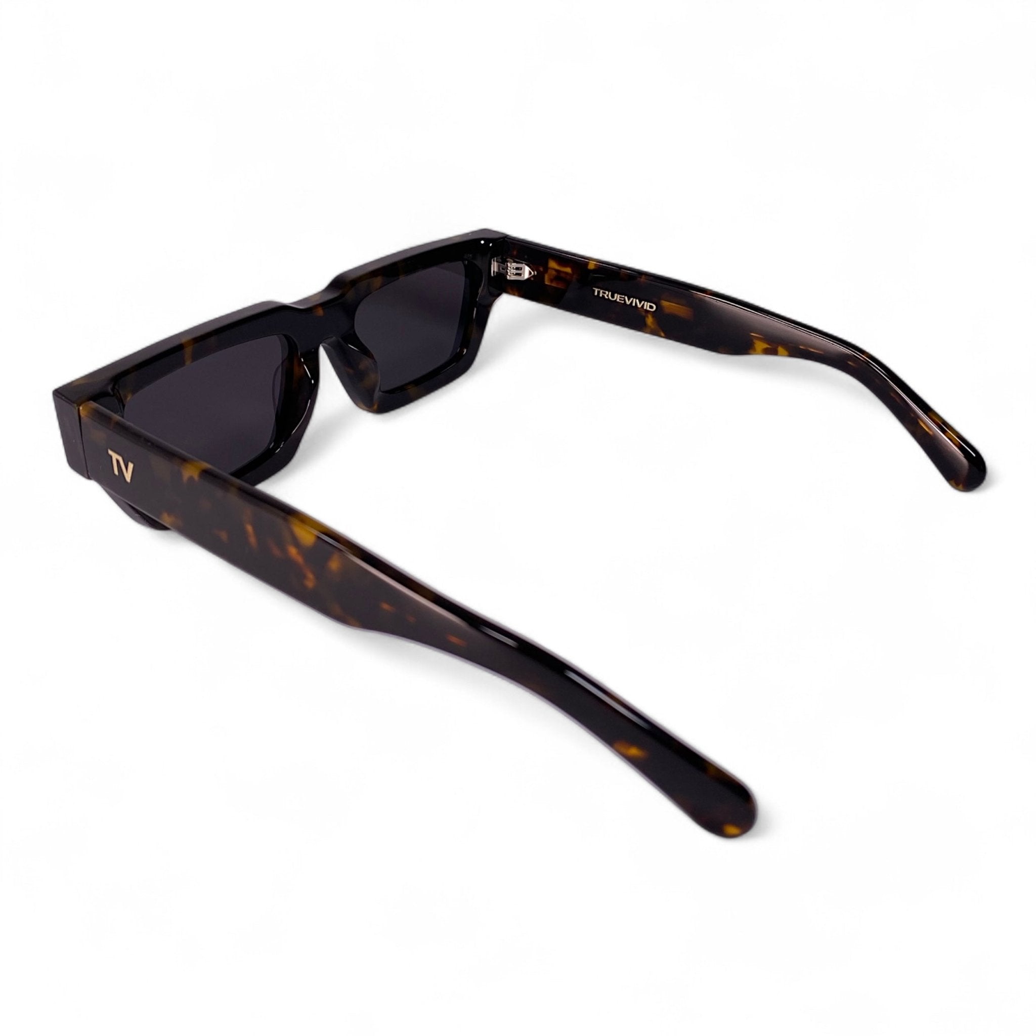 KLINT Bold Geometric Sunglasses, Dark Tortoise by TrueVivid Eyewear - PUNCH Watch & Eyewear - TRUEVIVID