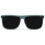 JACOB Rectangular Classic Men's Sunglasses in Stone Blue by WMP Eyewear