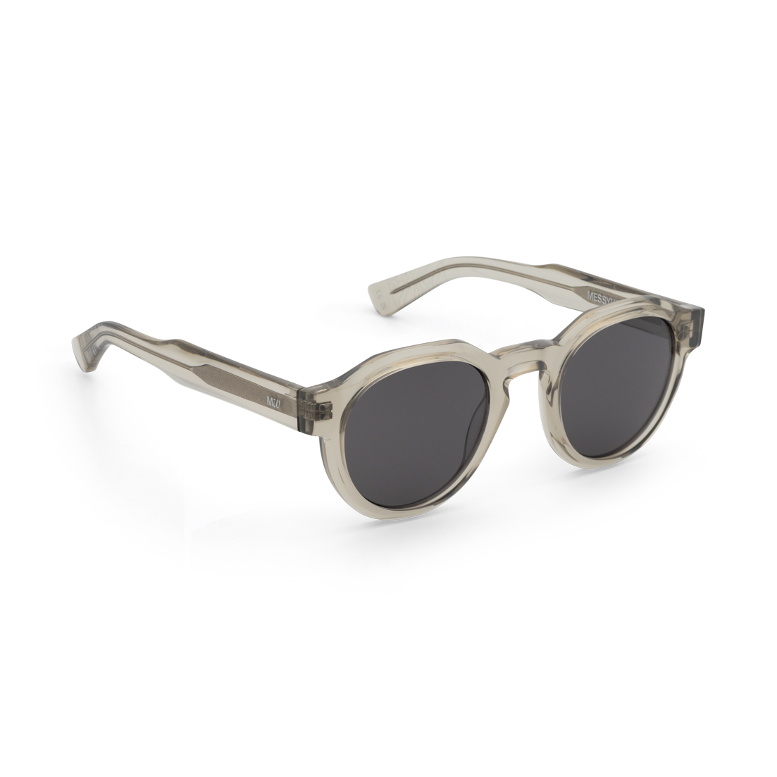 KAEL Clay Bold Round Acetate Sunglasses by Messy Weekend