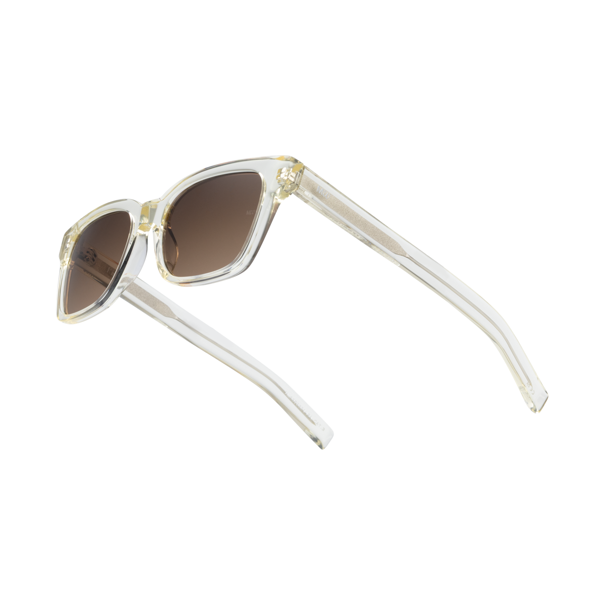 KIRO Square Champagne Deep Brown Gradient Sunglasses fmr Dean by Messy Weekend