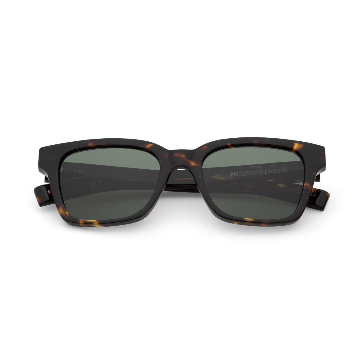 KIRO Square Dark Havana Tortoise fmr Dean Sunglasses by Messy Weekend