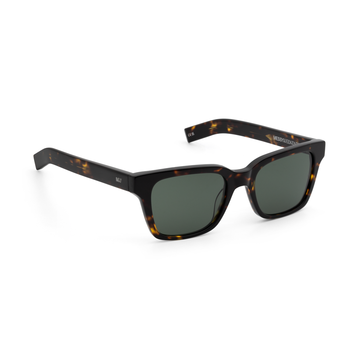 KIRO Square Dark Havana Tortoise fmr Dean Sunglasses by Messy Weekend