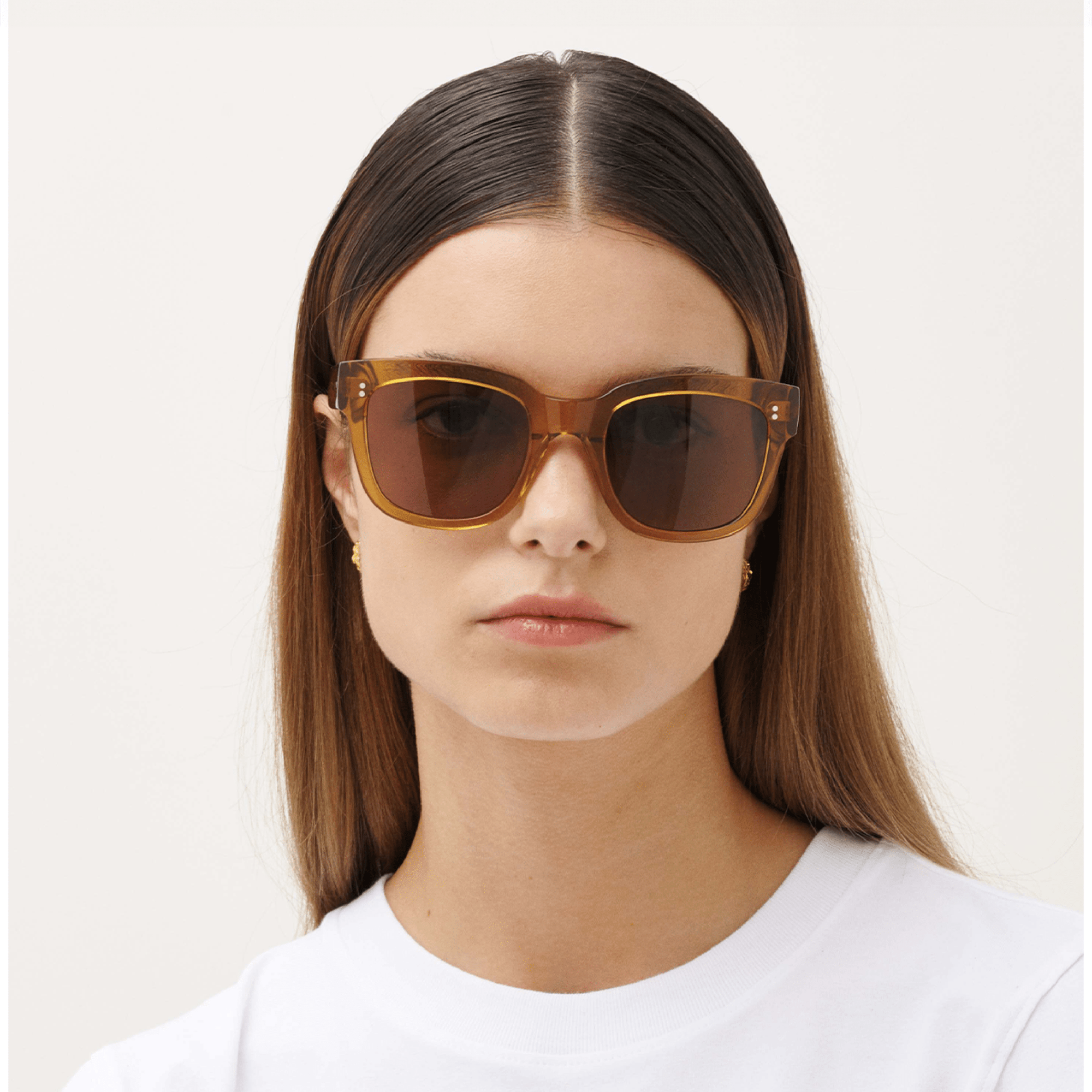LIV Oversized Brown Coffee Sunglasses by Messy Weekend - PUNCH Watch & Eyewear - MESSY WEEKEND