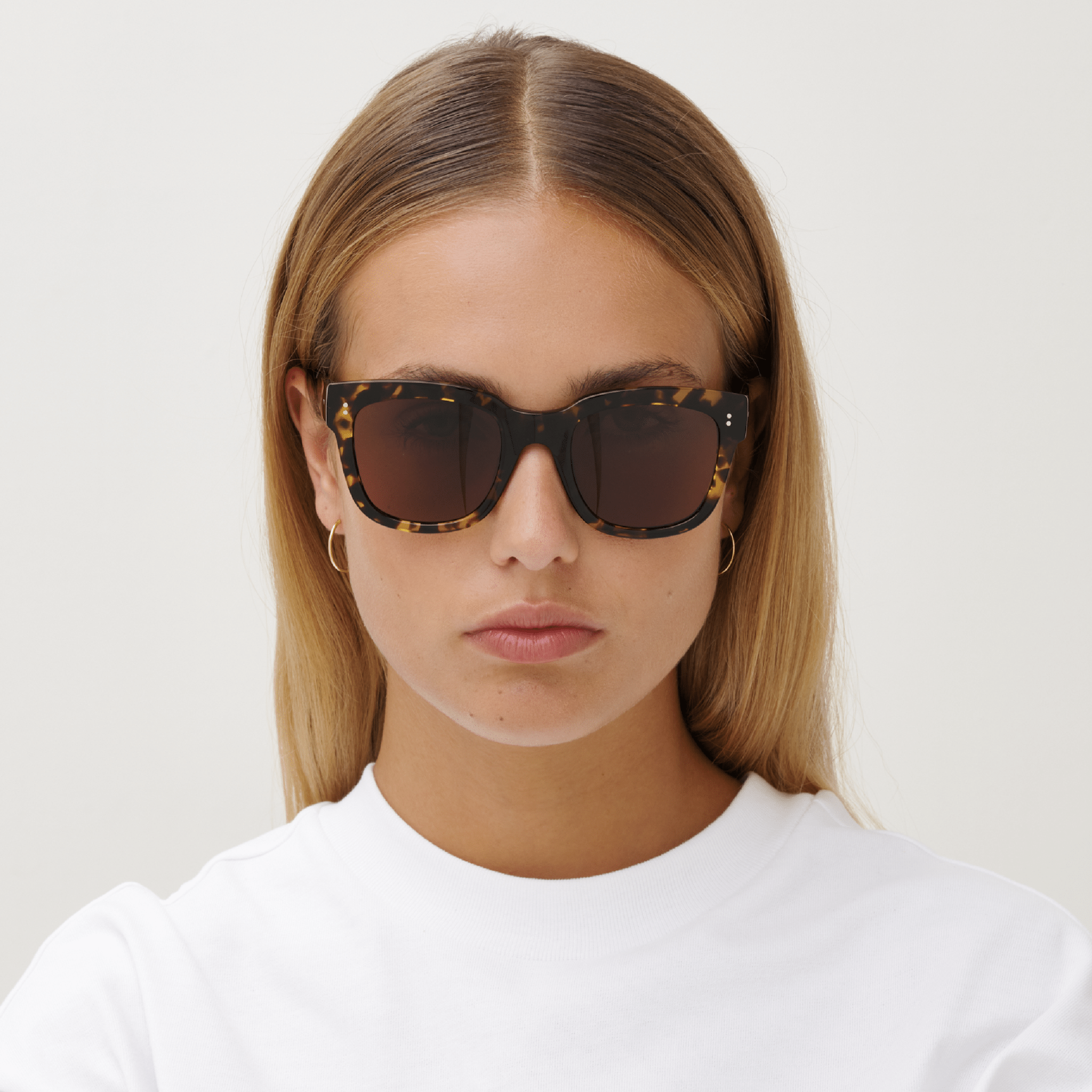 LIV Oversized Brown Tortoise Sunglasses by Messy Weekend - PUNCH Watch & Eyewear - MESSY WEEKEND
