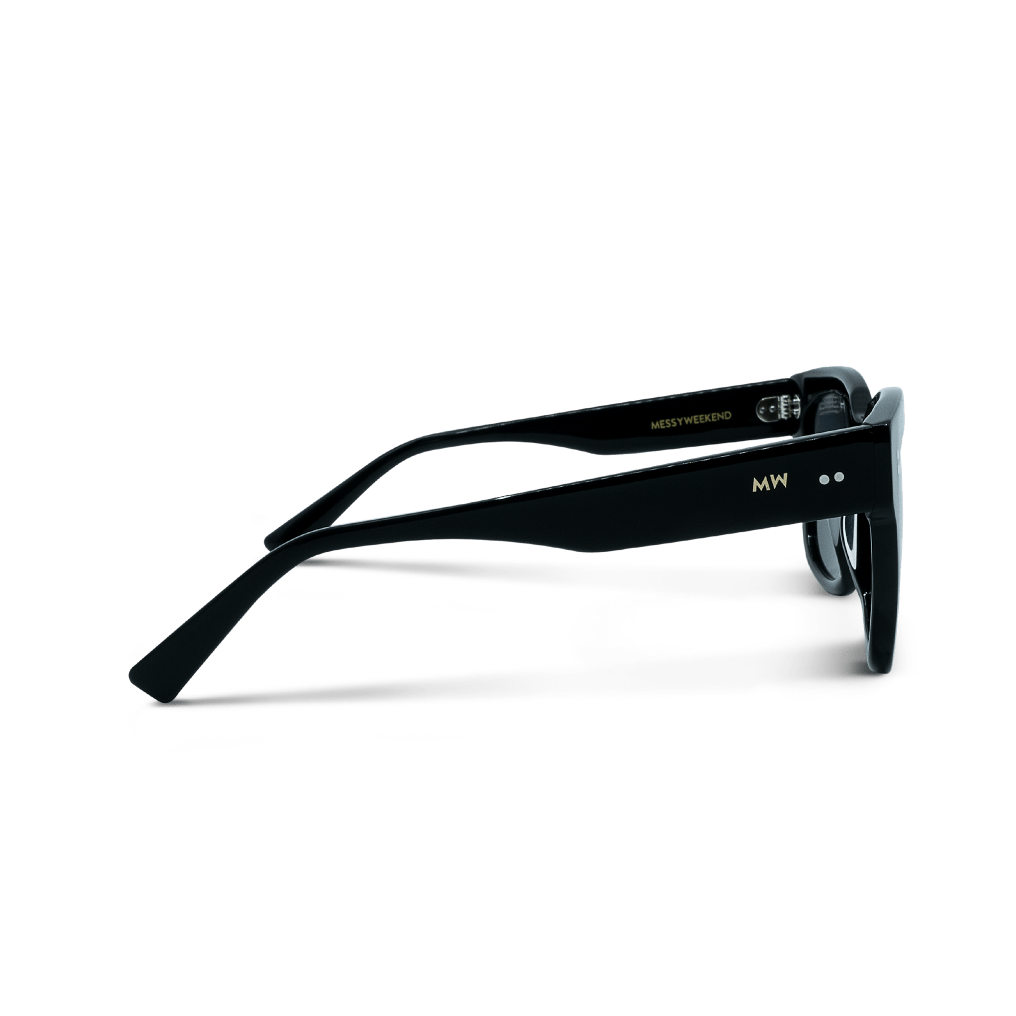 LIV Oversized Black Sunglasses by Messy Weekend - PUNCH Watch & Eyewear - MESSY WEEKEND