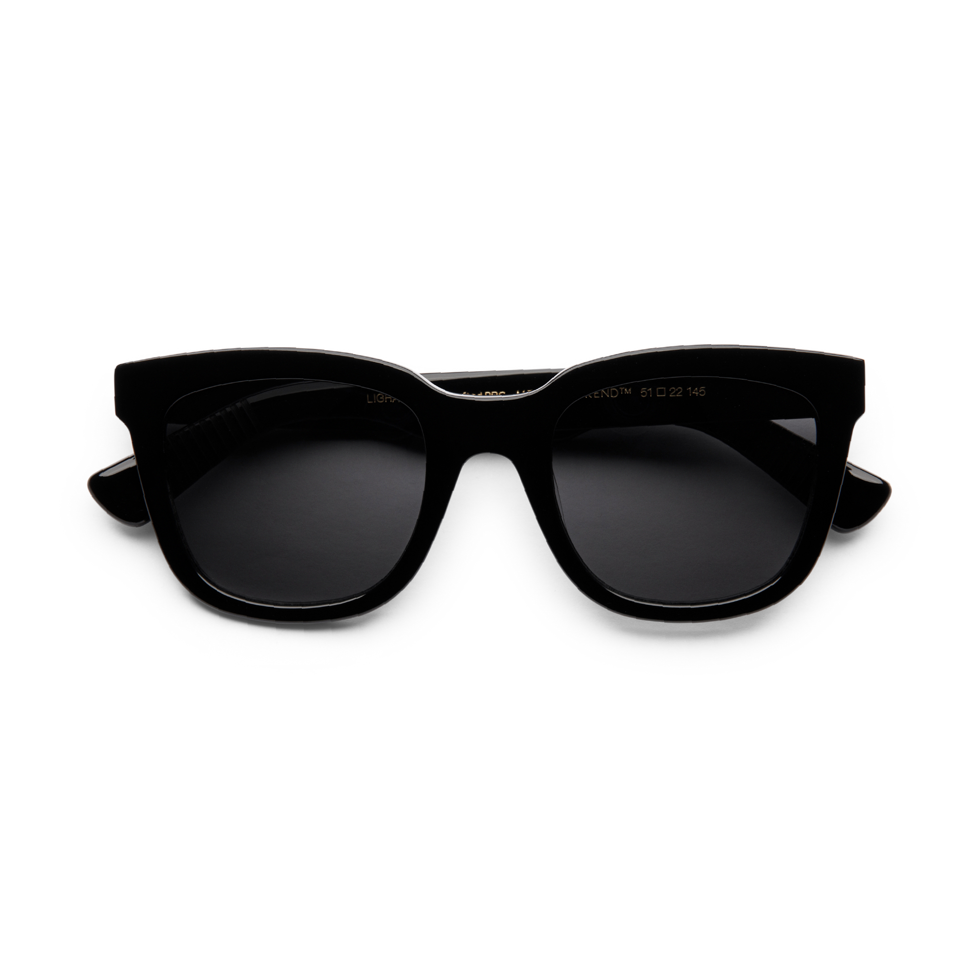 LIV Black Oversized Sunglasses by Messy Weekend