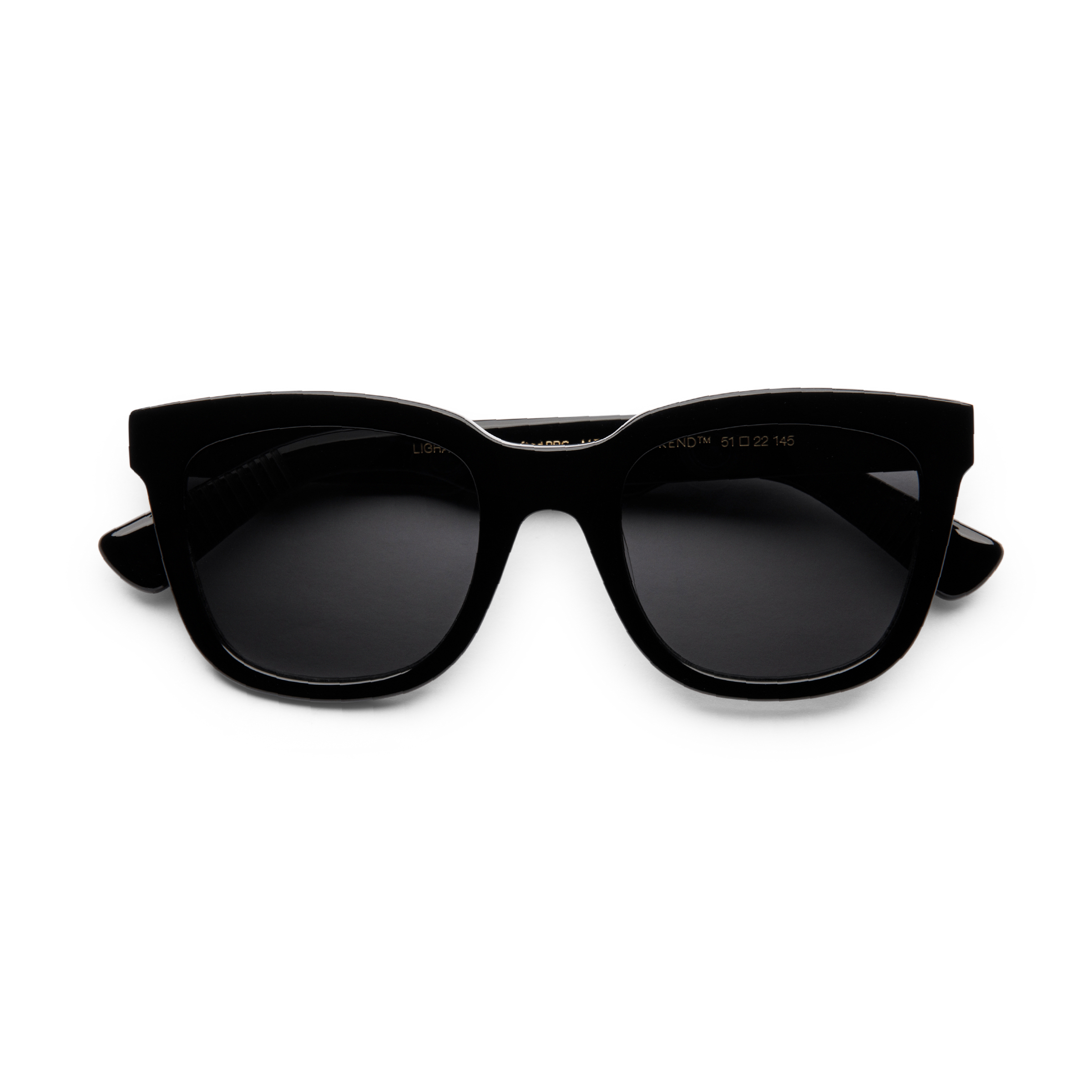 LIV Black Oversized Sunglasses by Messy Weekend