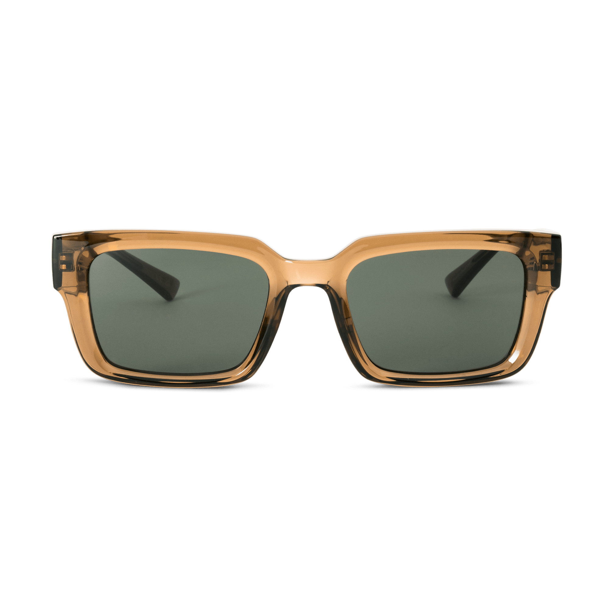 LOUIE Essential Rectangular Bottle Green Sunglasses by Messy Weekend - PUNCH Watch & Eyewear - MESSY WEEKEND