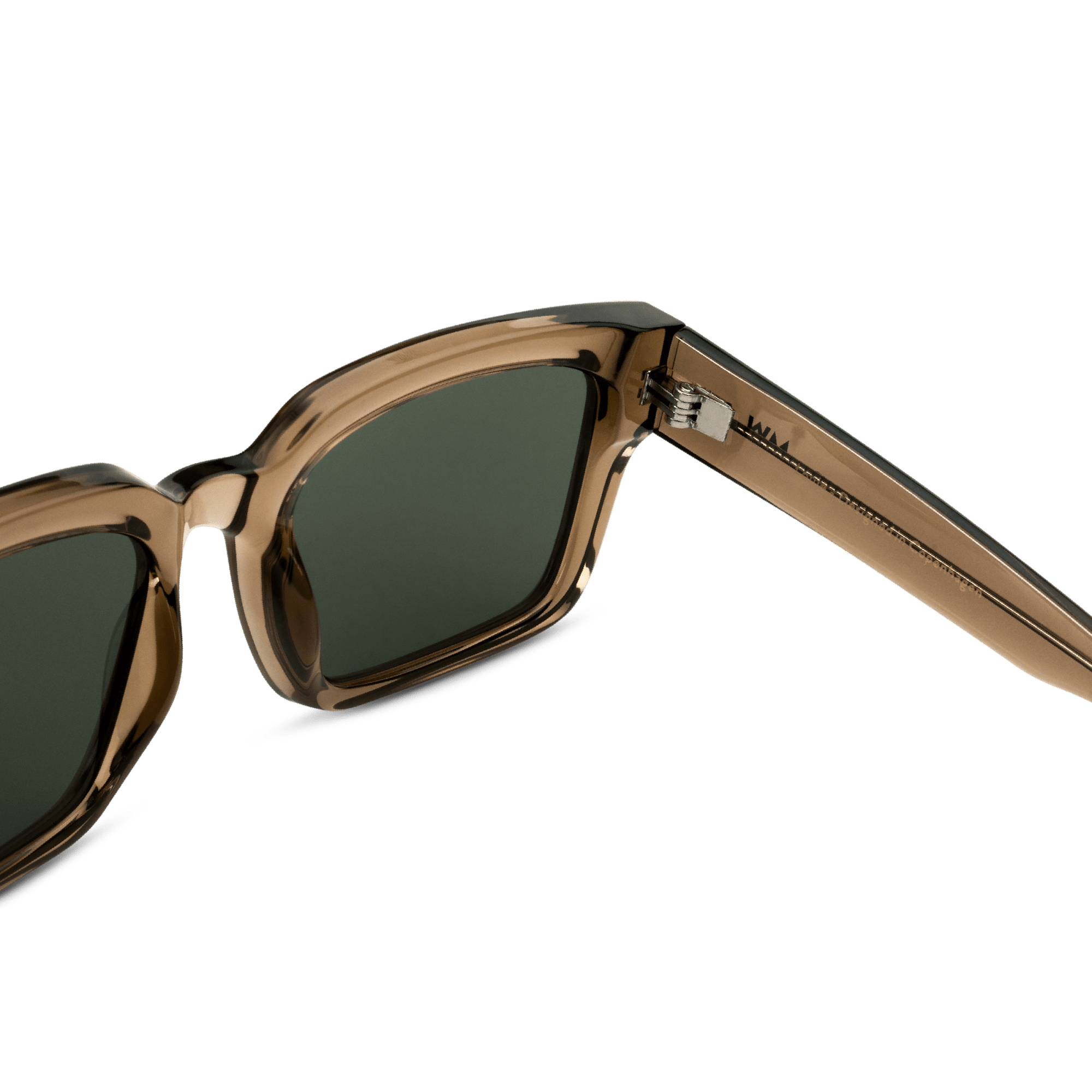 LOUIE Essential Rectangular Bottle Green Sunglasses by Messy Weekend - PUNCH Watch & Eyewear - MESSY WEEKEND