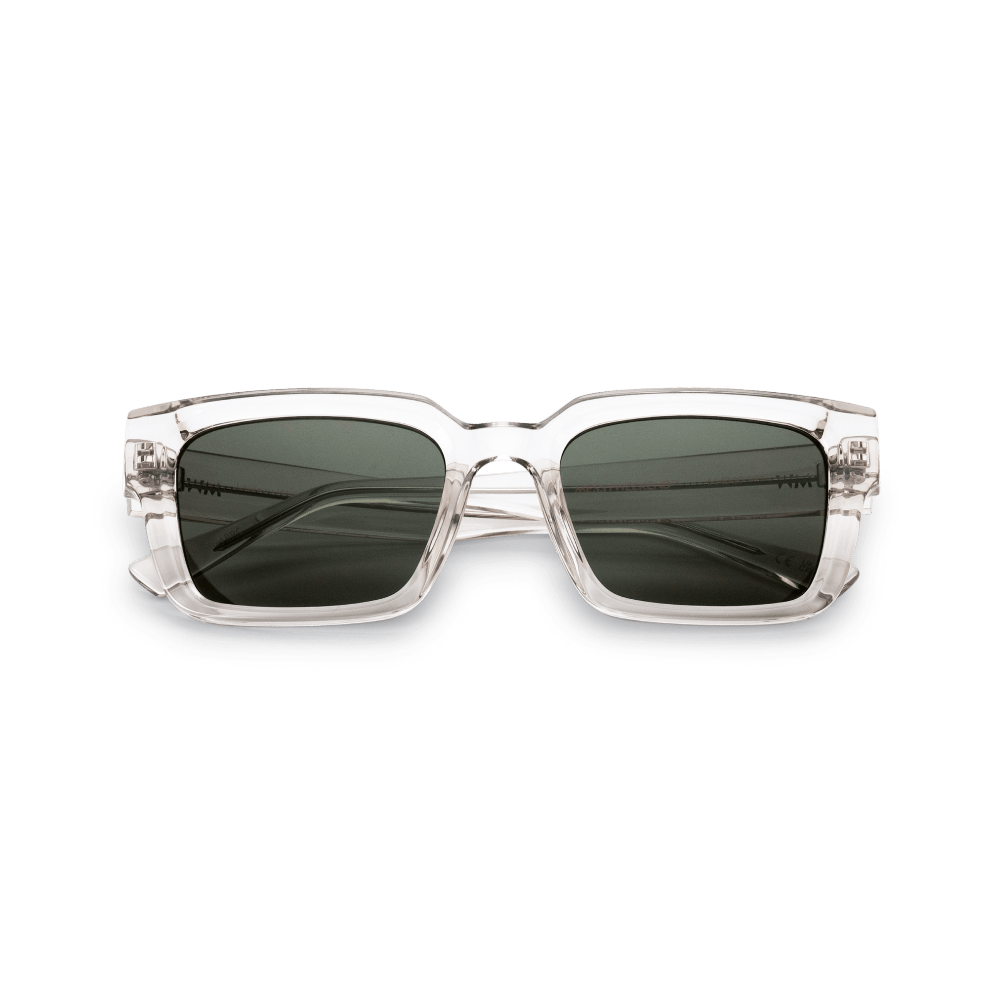LOUIE Essential Rectangular Crystal Green Sunglasses by Messy Weekend - PUNCH Watch & Eyewear - MESSY WEEKEND