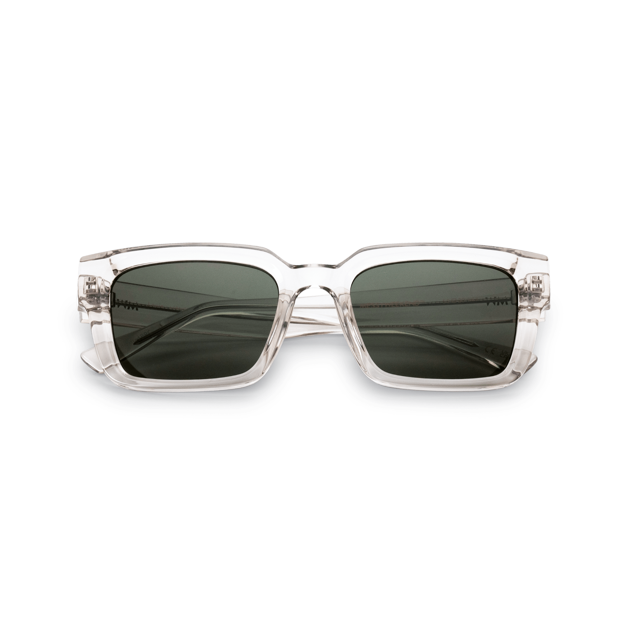 LOUIE Essential Rectangular Crystal Green Sunglasses by Messy Weekend - PUNCH Watch & Eyewear - MESSY WEEKEND
