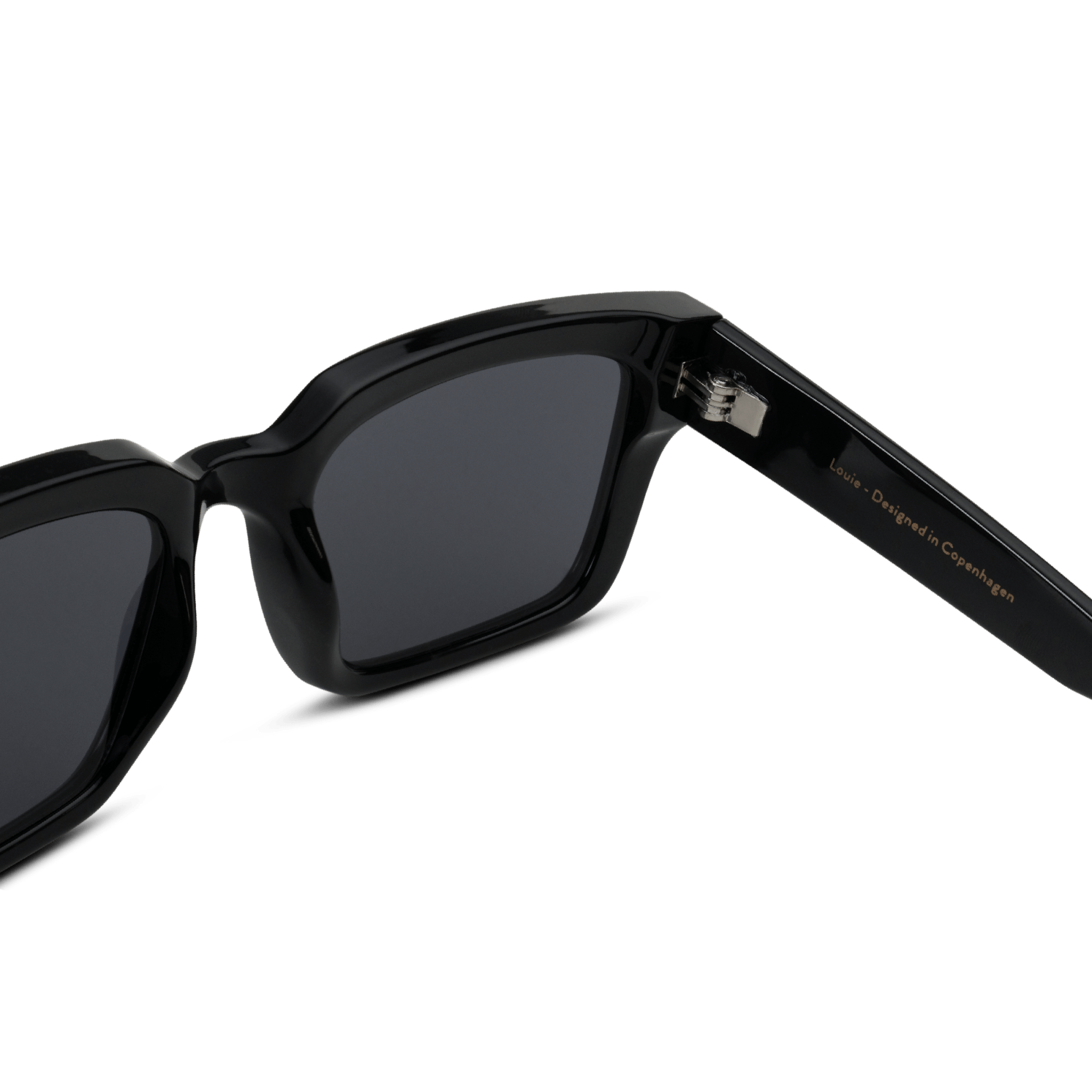LOUIE Essential Rectangular Black Sunglasses by Messy Weekend - PUNCH Watch & Eyewear - MESSY WEEKEND