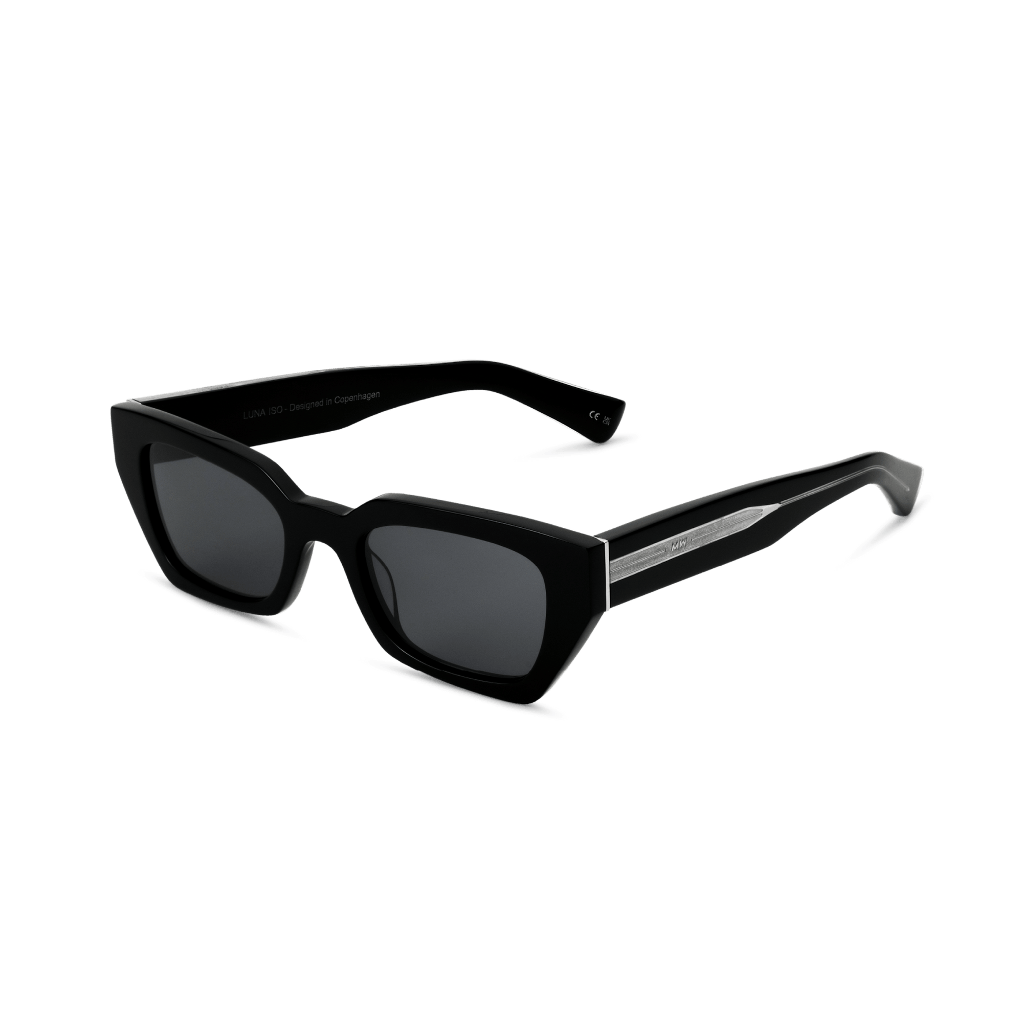 LUNA Bold Square Black Sunglasses by Messy Weekend - PUNCH Watch & Eyewear - MESSY WEEKEND
