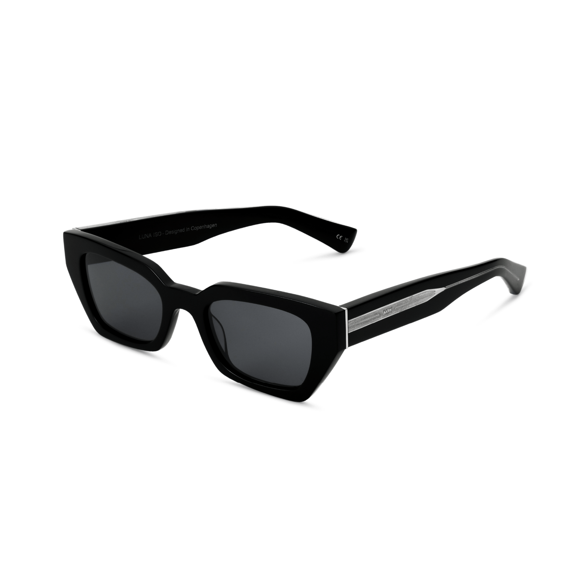 LUNA Bold Square Black Sunglasses by Messy Weekend - PUNCH Watch & Eyewear - MESSY WEEKEND
