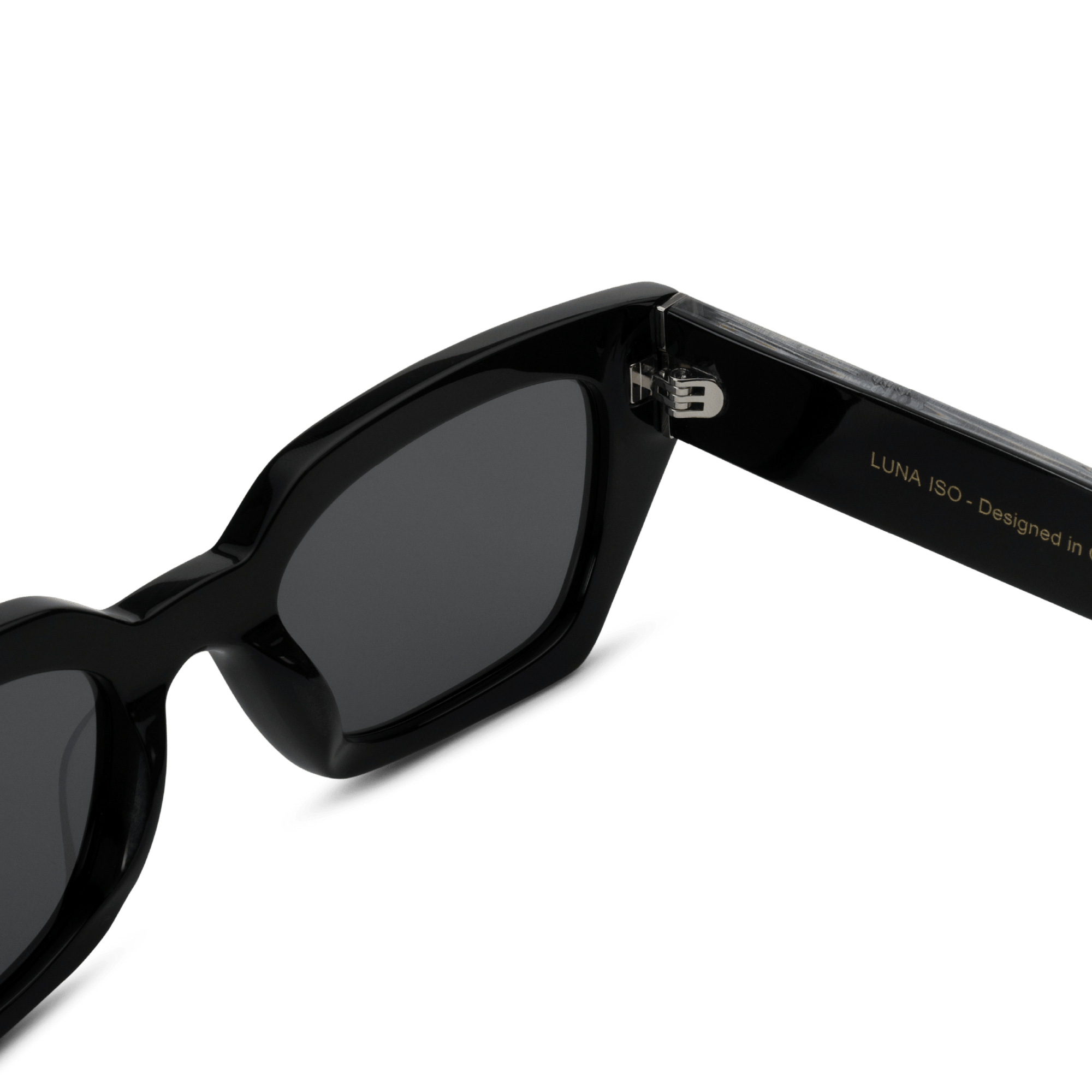 LUNA Bold Square Black Sunglasses by Messy Weekend - PUNCH Watch & Eyewear - MESSY WEEKEND