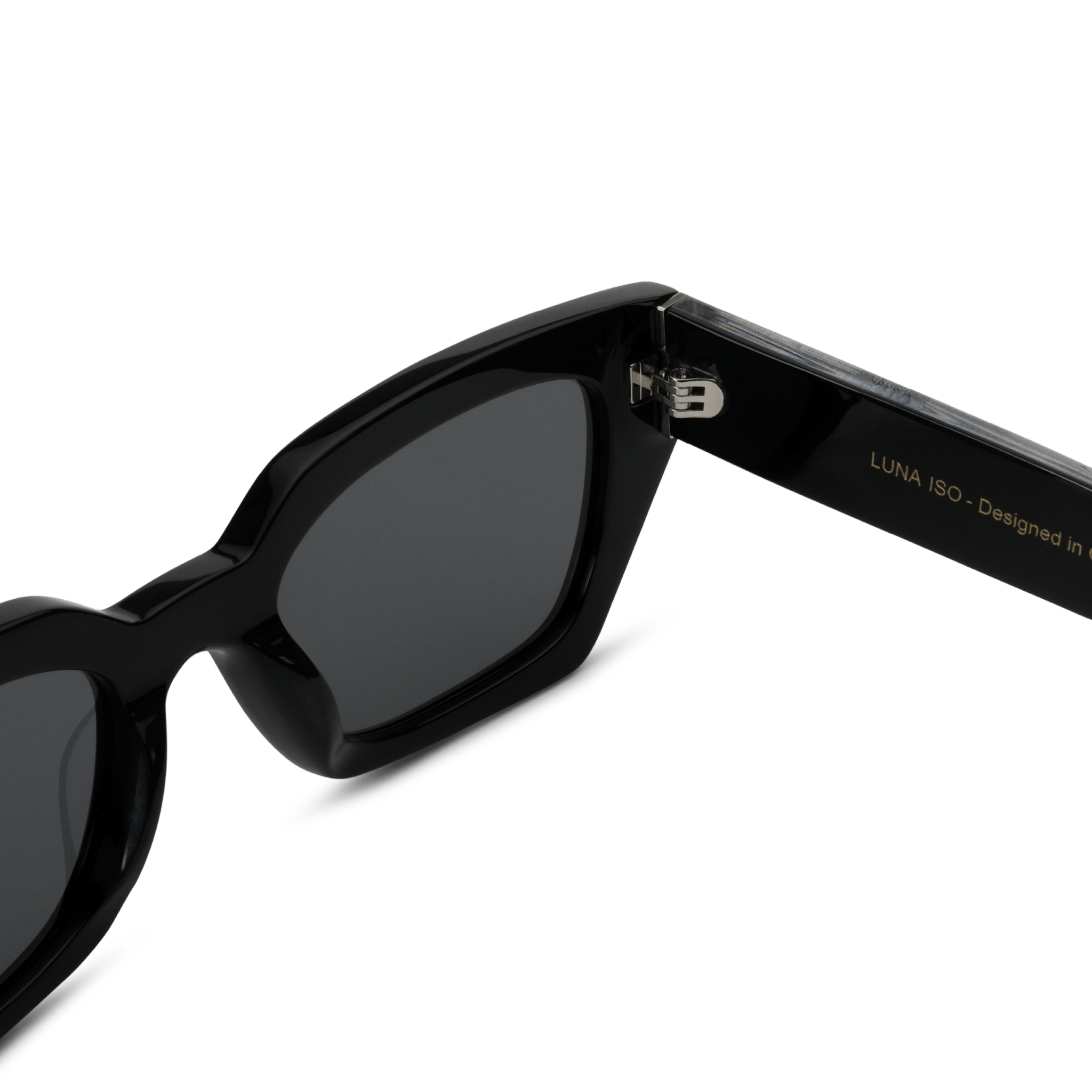 LUNA Bold Square Black Sunglasses by Messy Weekend - PUNCH Watch & Eyewear - MESSY WEEKEND