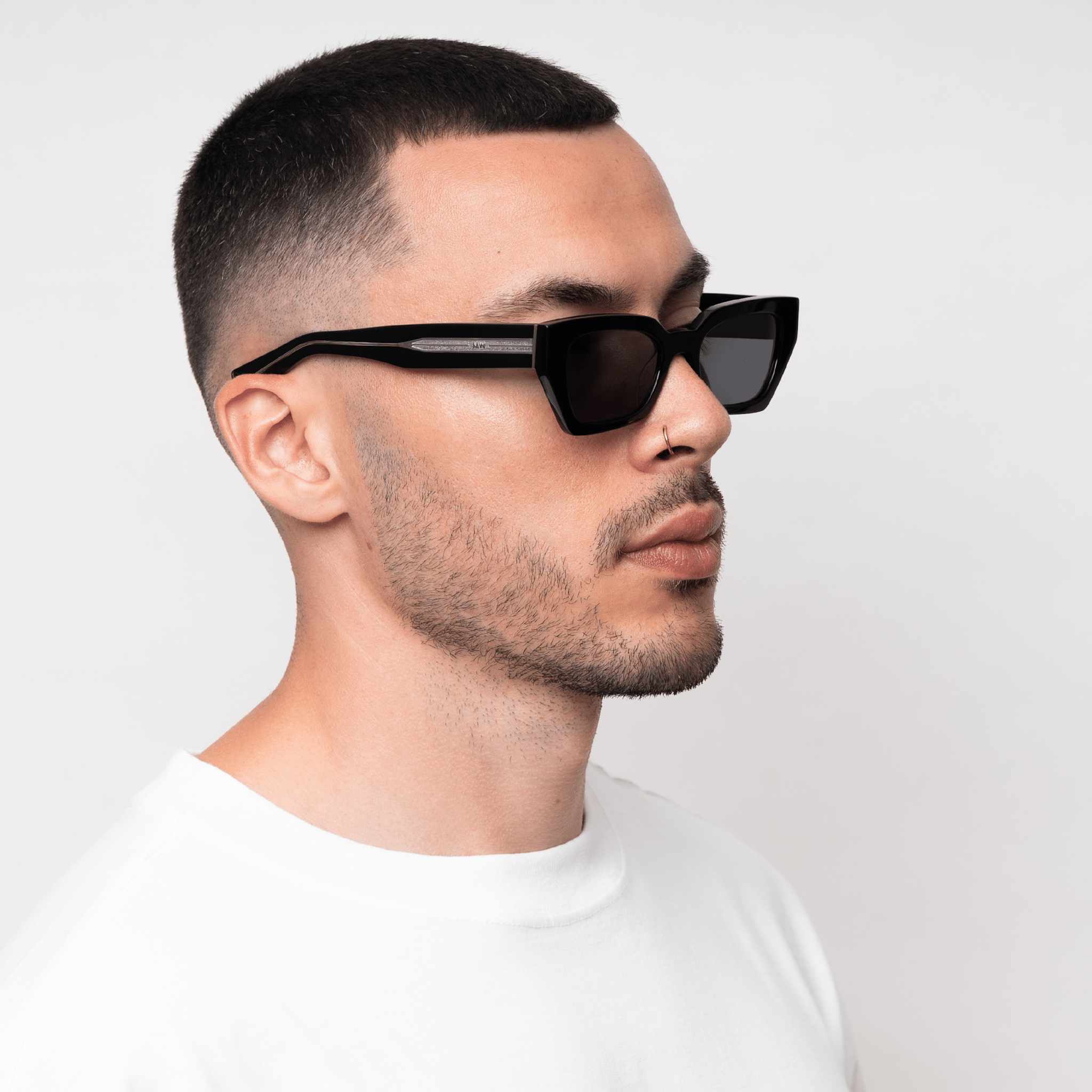 LUNA Bold Square Black Sunglasses by Messy Weekend - PUNCH Watch & Eyewear - MESSY WEEKEND
