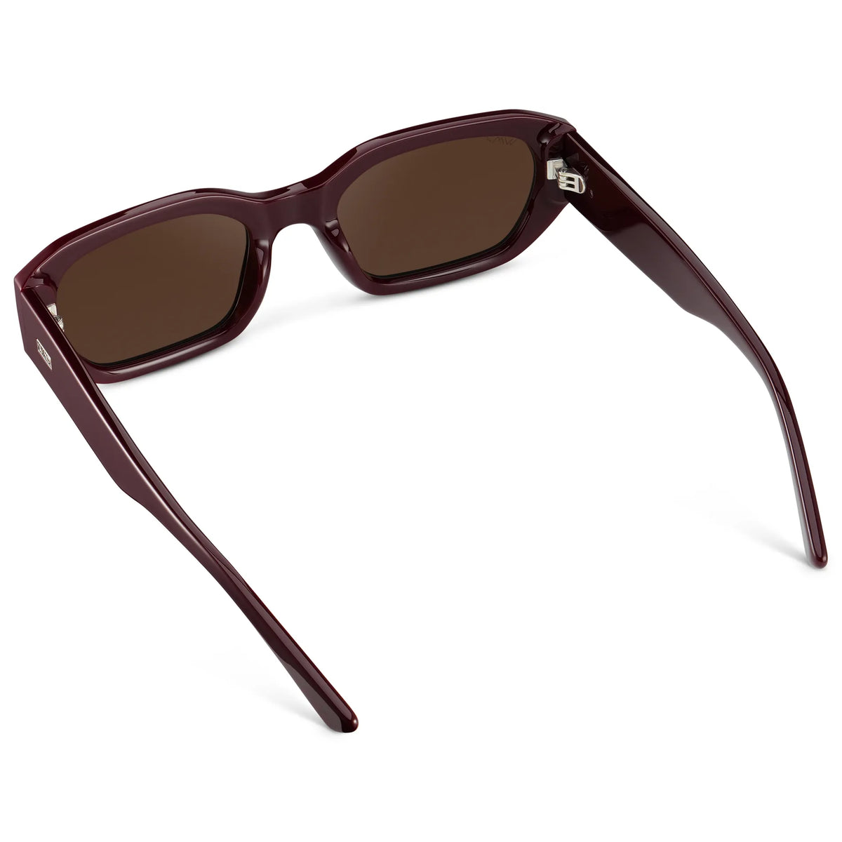 LONDON Women's Cat-Eye Sunglasses Retro Thick Frame in Cherry Red - WMP Eyewear