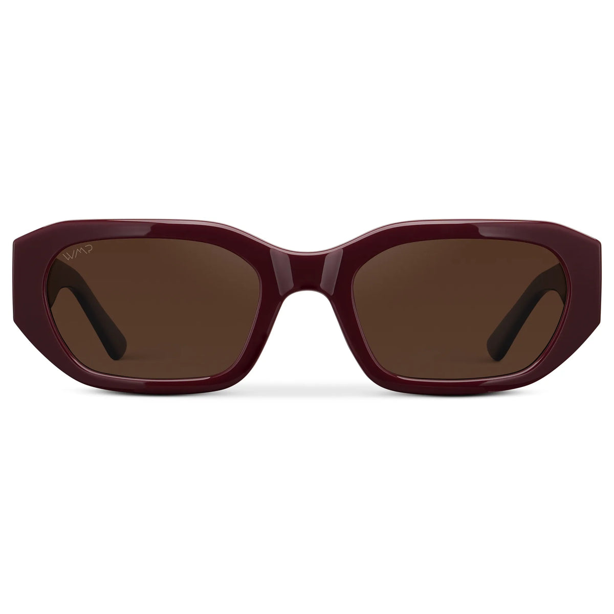 LONDON Women's Cat-Eye Sunglasses Retro Thick Frame in Cherry Red - WMP Eyewear