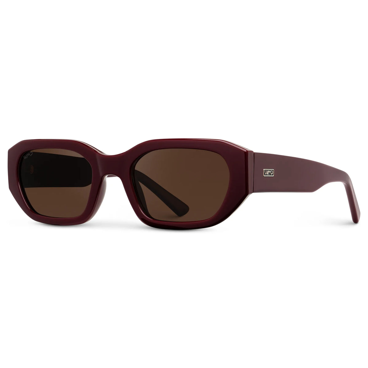 LONDON Women's Cat-Eye Sunglasses Retro Thick Frame in Cherry Red - WMP Eyewear