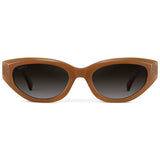 LORETTA Women's Cat-Eye Sunglasses Retro Thick Frame Toffee Brown by WMP Eyewear