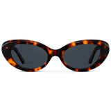MARILYN Women's Rounded Cat-Eye Sunglasses in Tortoise by WMP Eyewear