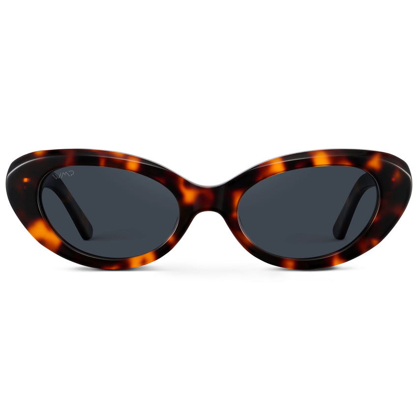 MARILYN Women's Rounded Cat-Eye Sunglasses in Tortoise by WMP Eyewear - Punch Watch Design 