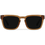 MAVERICK Men's Square Sunglasses in Crystal Brown by WMP Eyewear