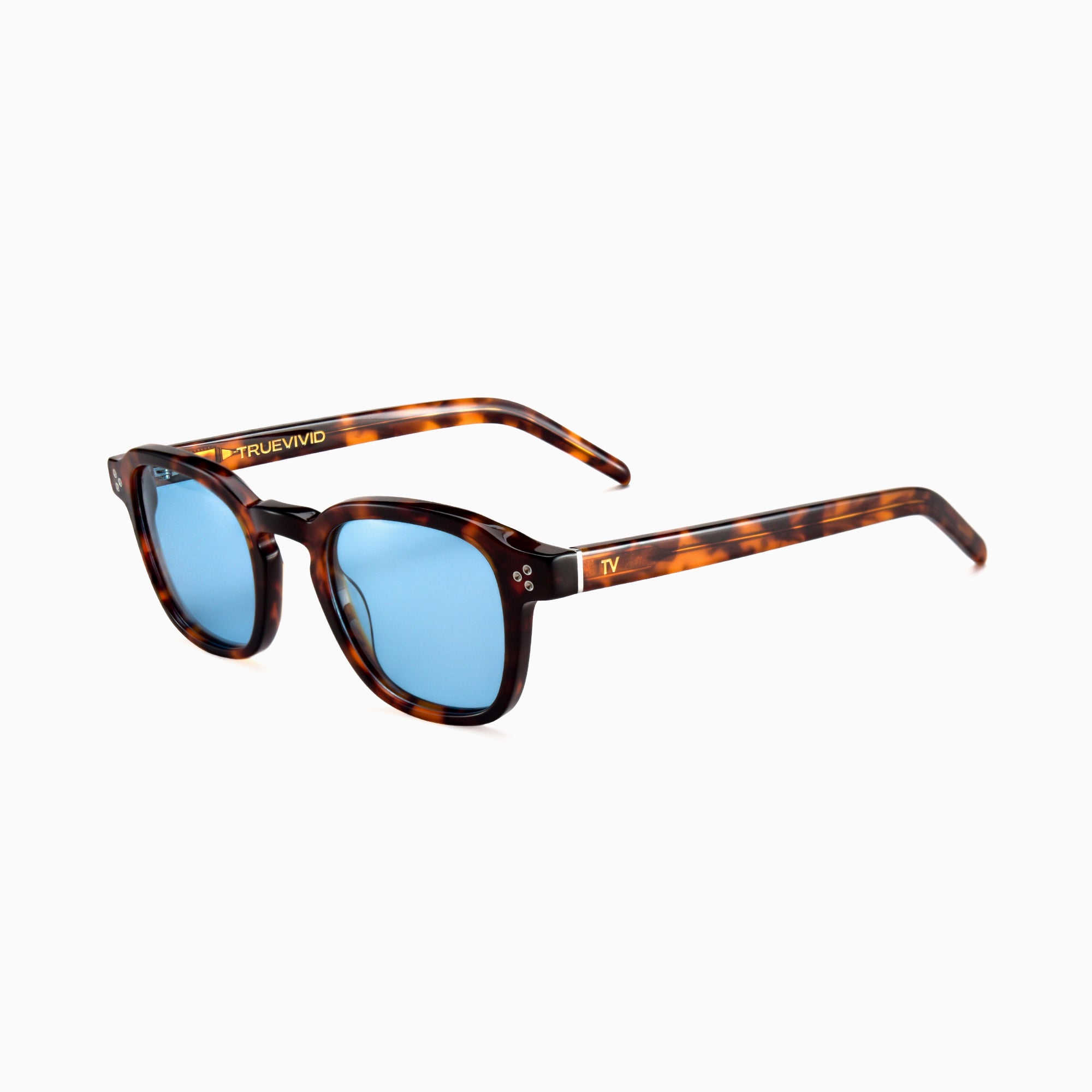 NEVA Polarised Sunglasses, Unisex, Brown Tortoise, Blue Gradient by TrueVivid - PUNCH Watch & Eyewear - TRUEVIVID