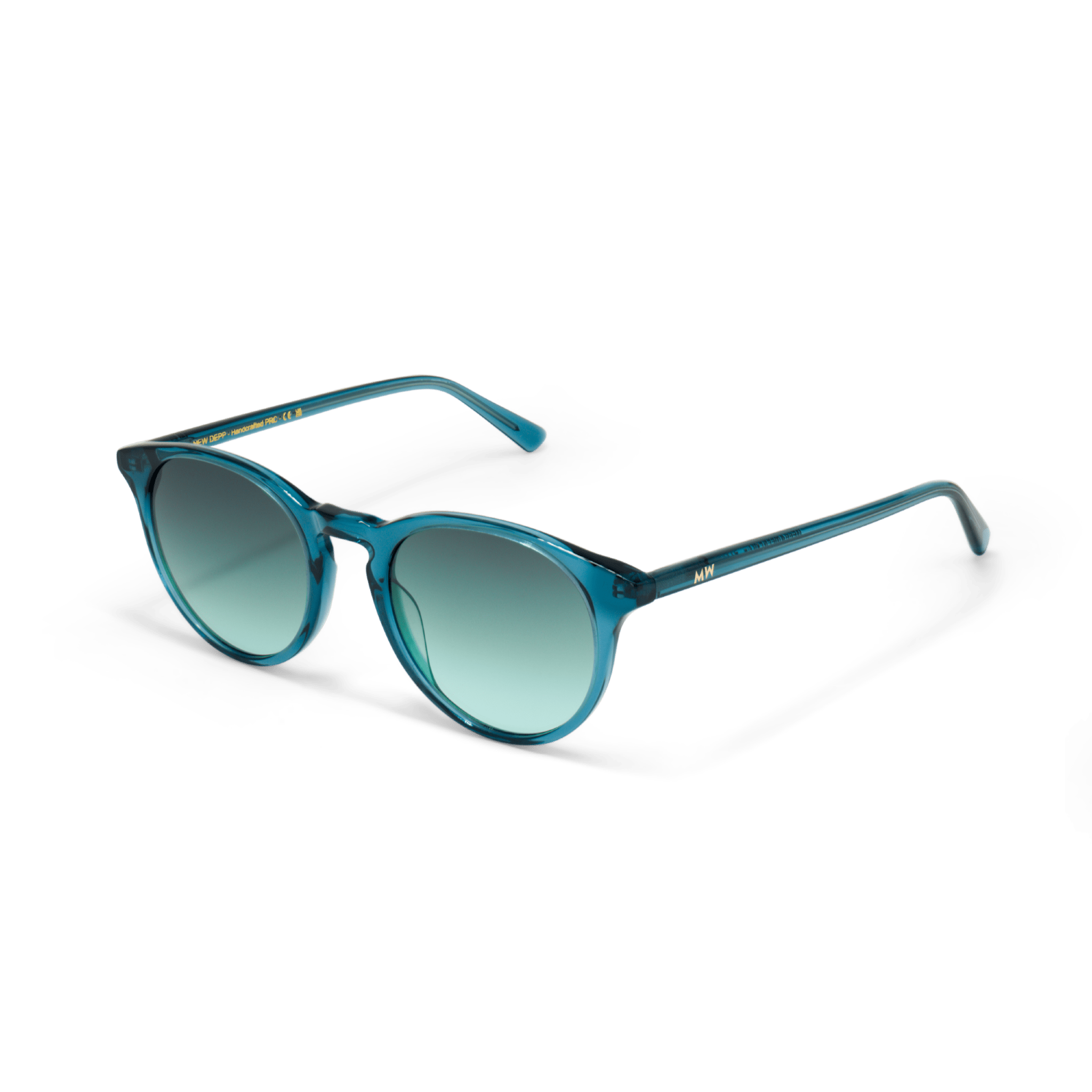 NEW DEPP Turquoise Gradient Green Sunglasses by Messy Weekend - PUNCH Watch & Eyewear - MESSY WEEKEND
