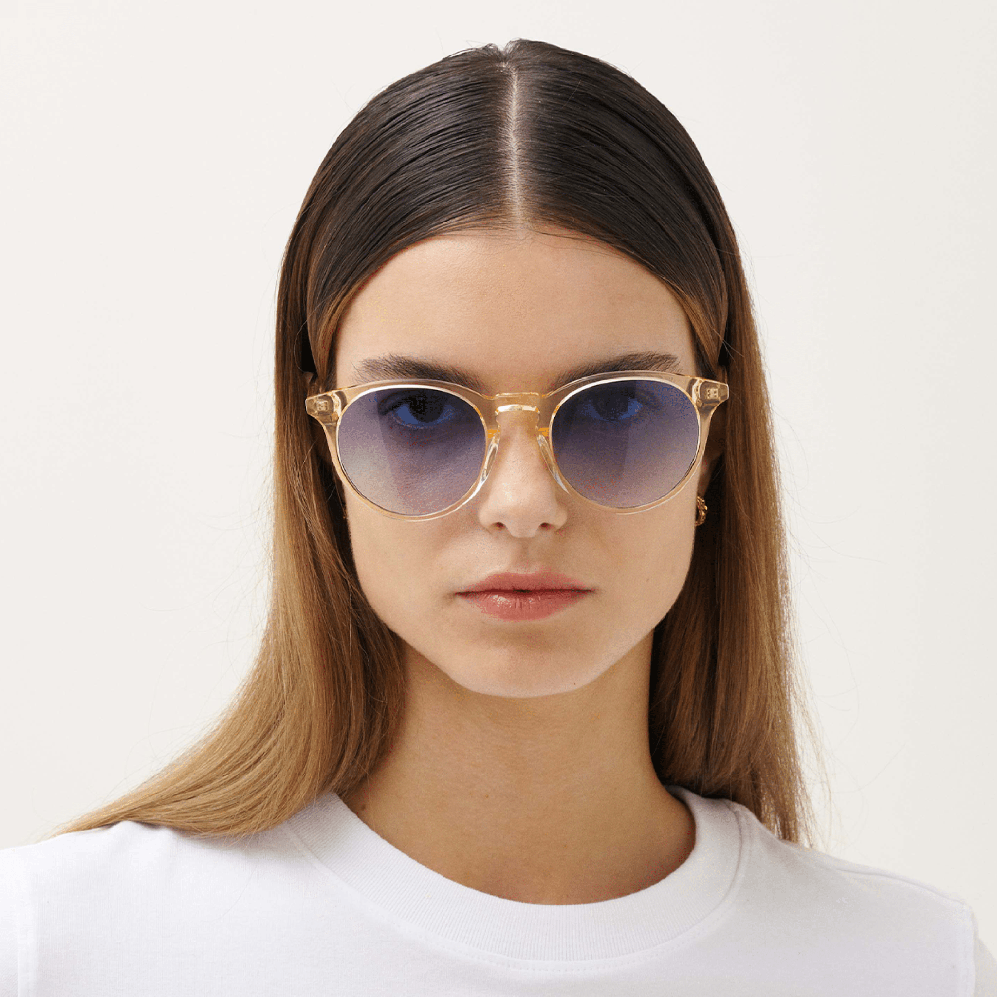 NEW DEPP Champagne Blue Sunglasses by Messy Weekend - PUNCH Watch & Eyewear - MESSY WEEKEND