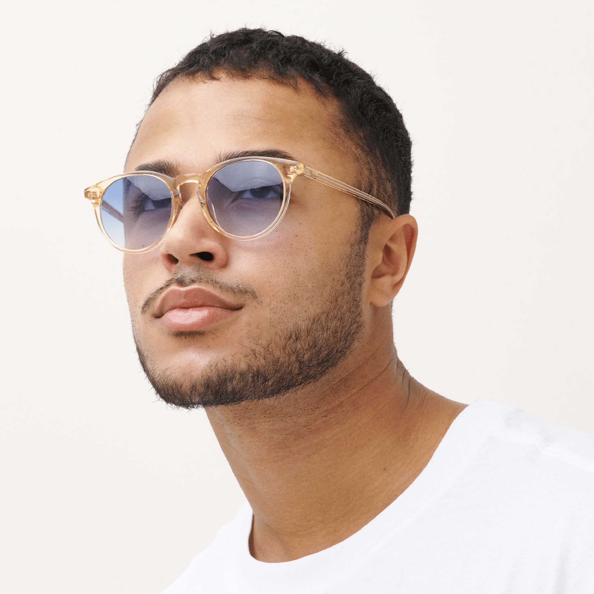 NEW DEPP Champagne Blue Sunglasses by Messy Weekend - PUNCH Watch & Eyewear - MESSY WEEKEND