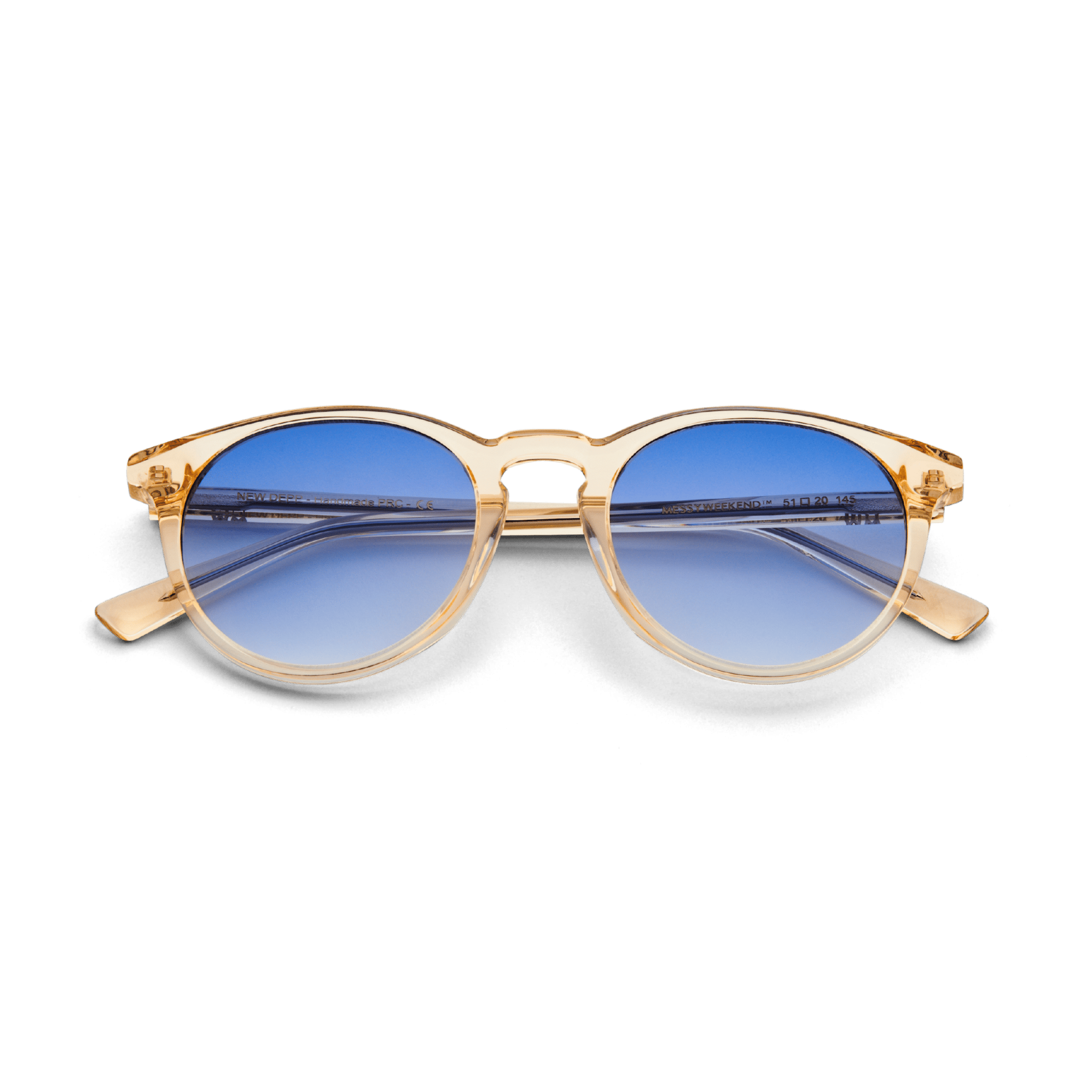 NEW DEPP Champagne Blue Sunglasses by Messy Weekend - PUNCH Watch & Eyewear - MESSY WEEKEND