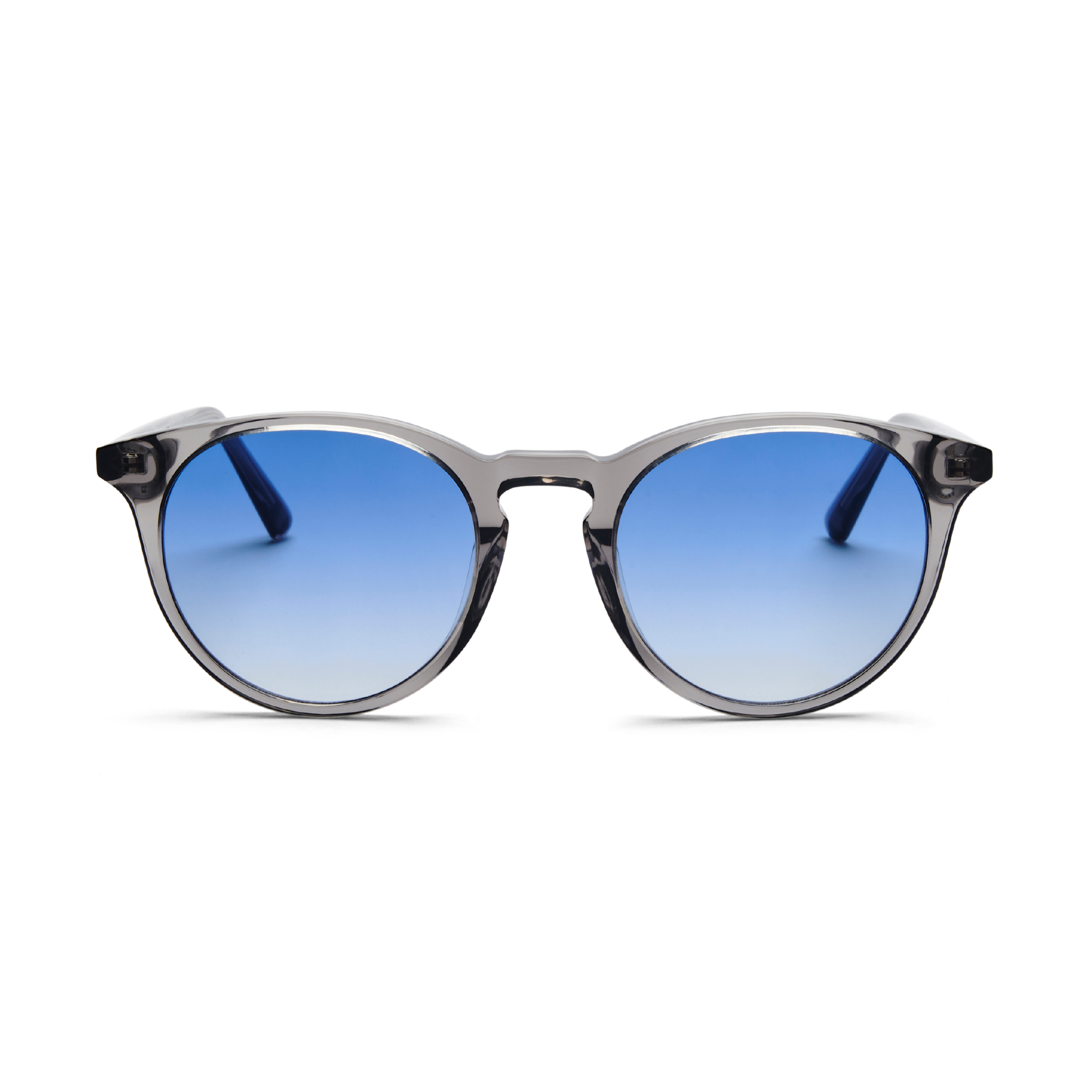 NEW DEPP Grey Crystal Blue Sunglasses by Messy Weekend - Punch Watch Design 