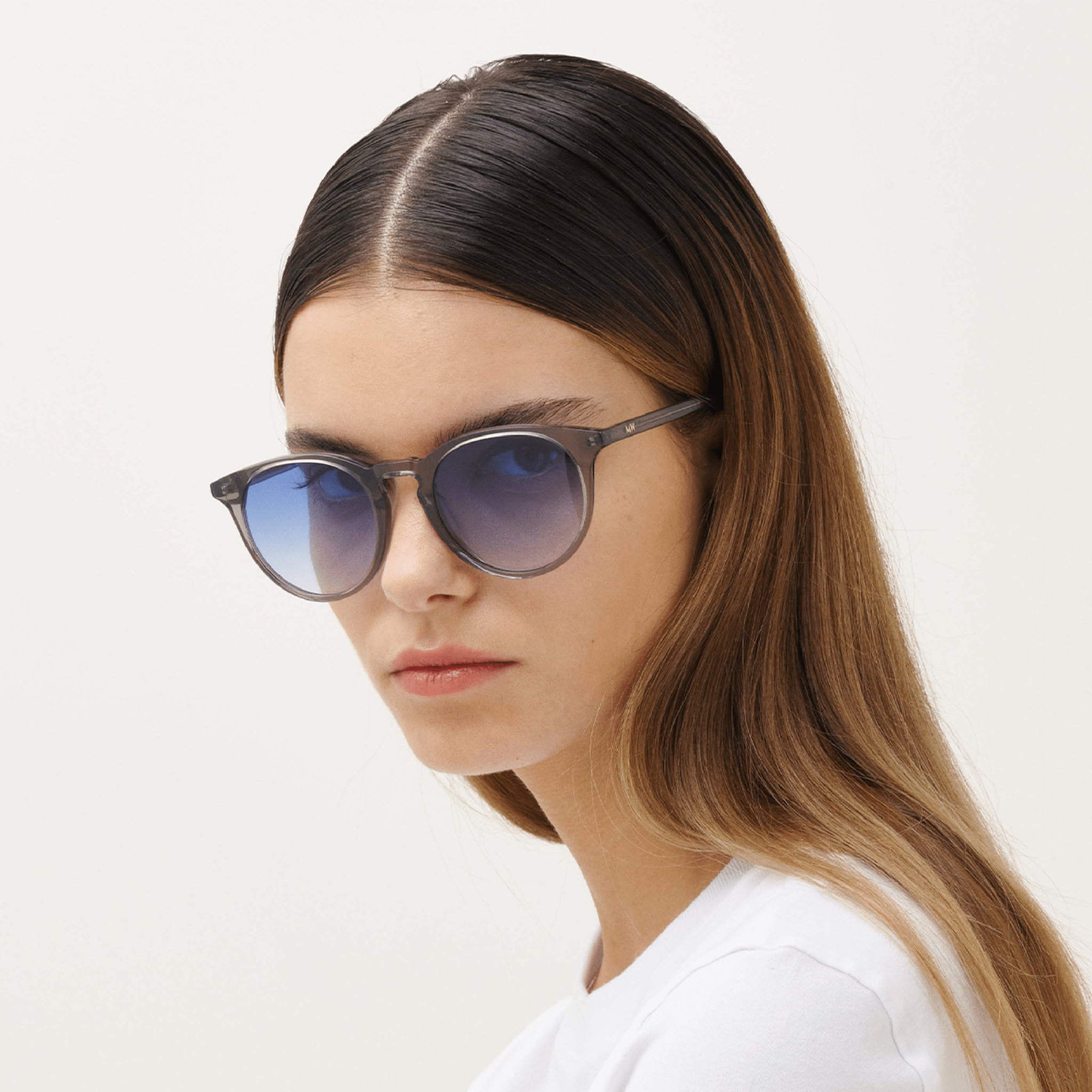 NEW DEPP Grey Crystal Blue Sunglasses by Messy Weekend - PUNCH Watch & Eyewear - MESSY WEEKEND