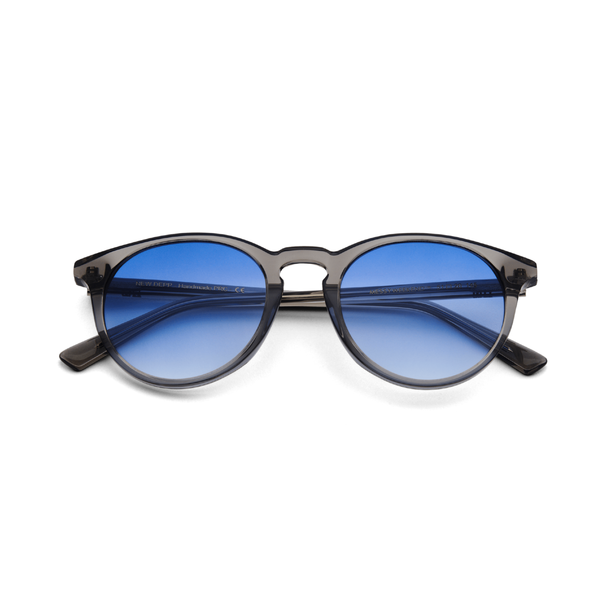 NEW DEPP Grey Crystal Blue Sunglasses by Messy Weekend - PUNCH Watch & Eyewear - MESSY WEEKEND