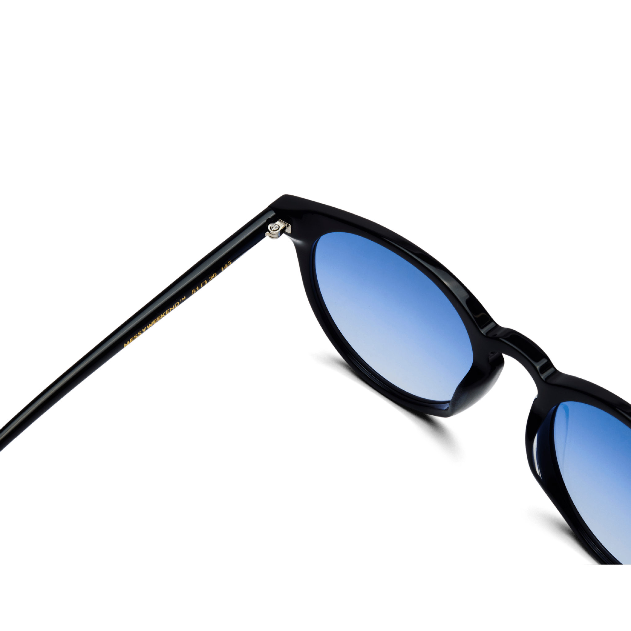 NEW DEPP Black Gradient Blue Sunglasses by Messy Weekend - PUNCH Watch & Eyewear - MESSY WEEKEND
