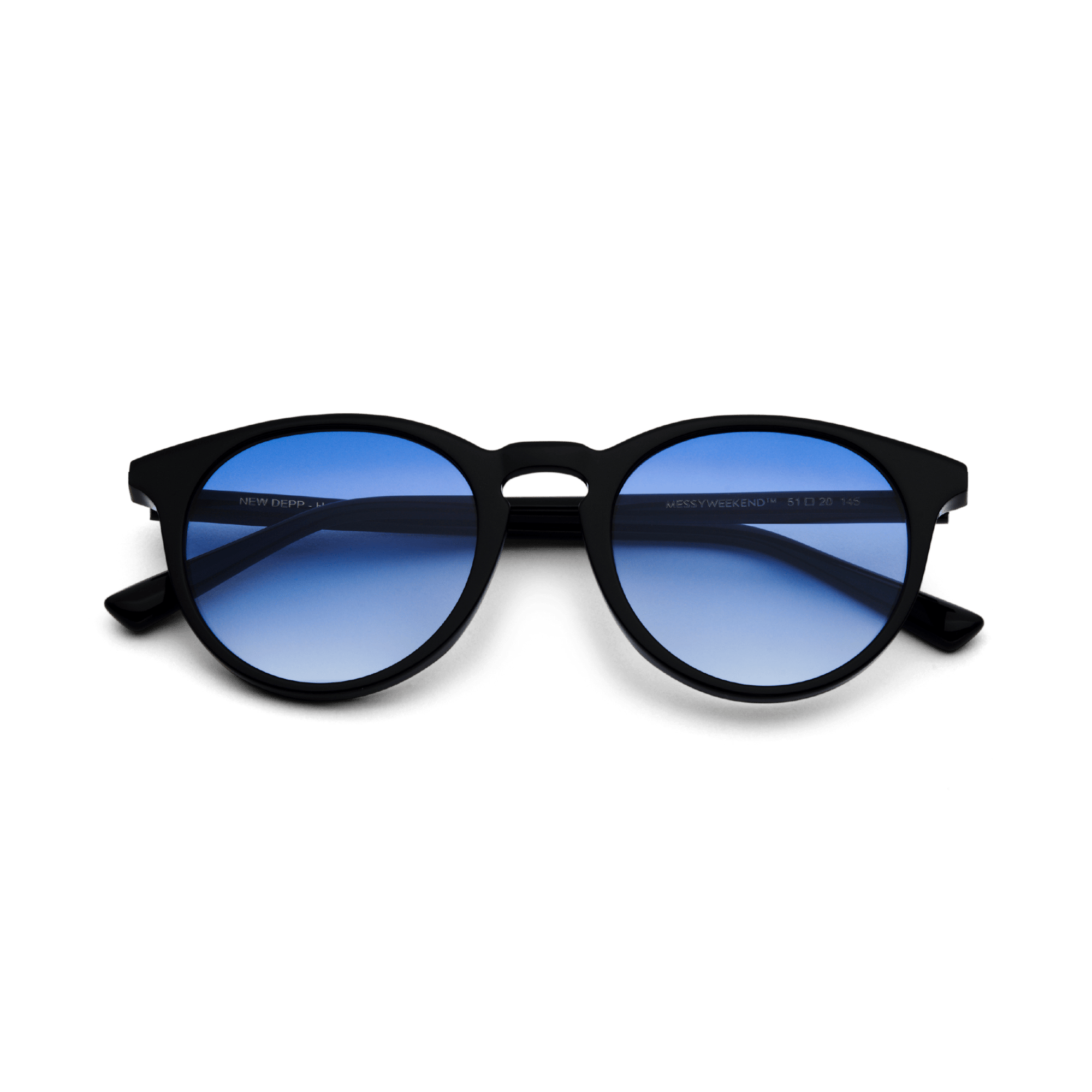 NEW DEPP Black Gradient Blue Sunglasses by Messy Weekend - PUNCH Watch & Eyewear - MESSY WEEKEND