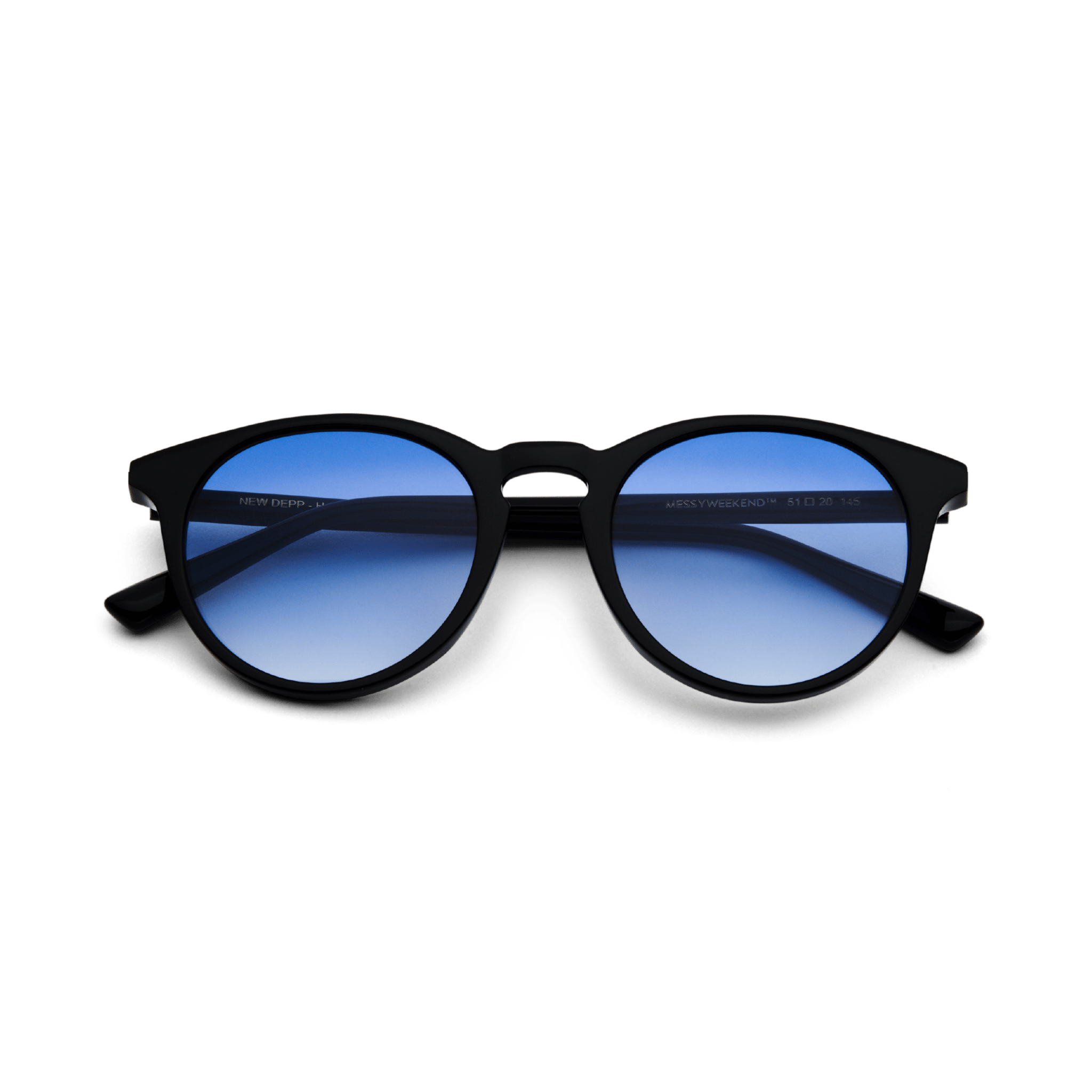 NEW DEPP Black Gradient Blue Sunglasses by Messy Weekend - PUNCH Watch & Eyewear - MESSY WEEKEND