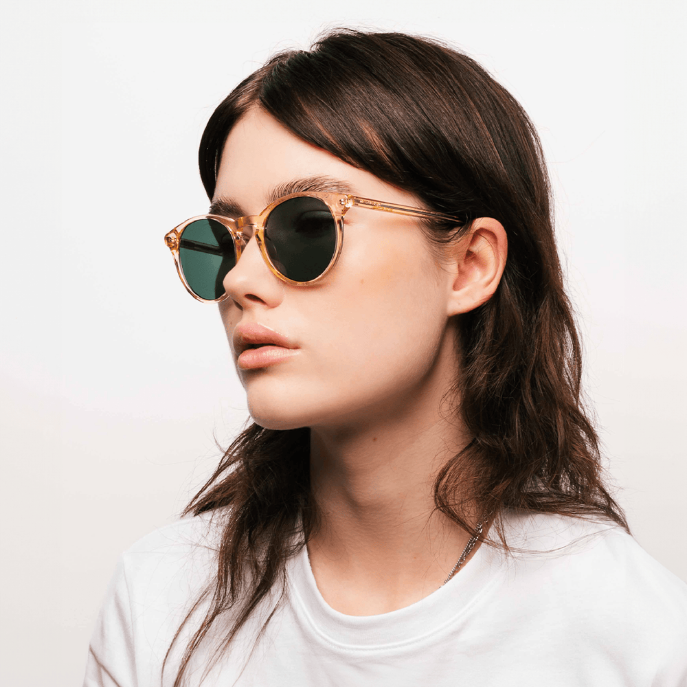 DEPP Champagne Green Sunglasses SMALL by Messy Weekend - PUNCH Watch & Eyewear - MESSY WEEKEND