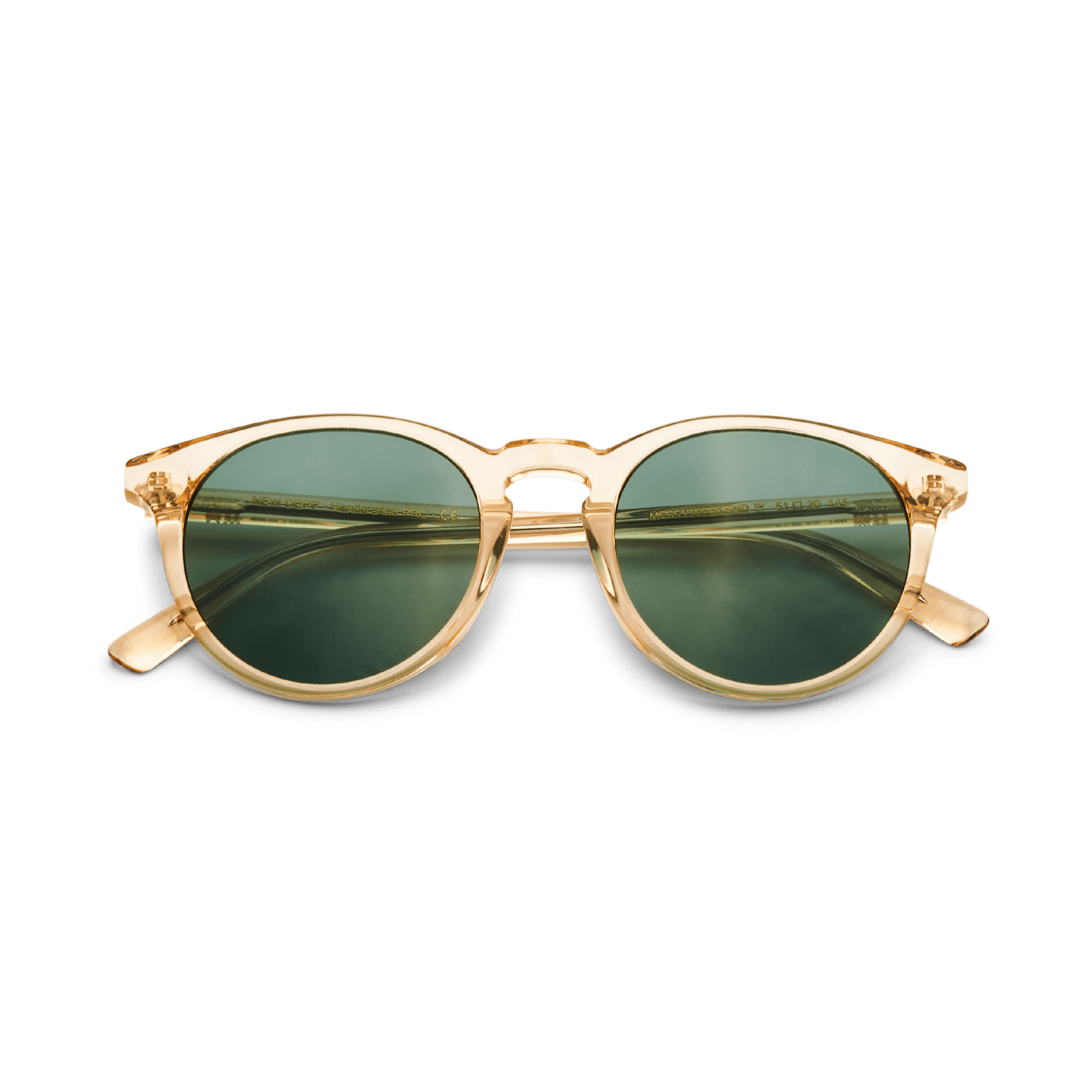 DEPP Champagne Green Sunglasses SMALL by Messy Weekend - PUNCH Watch & Eyewear - MESSY WEEKEND